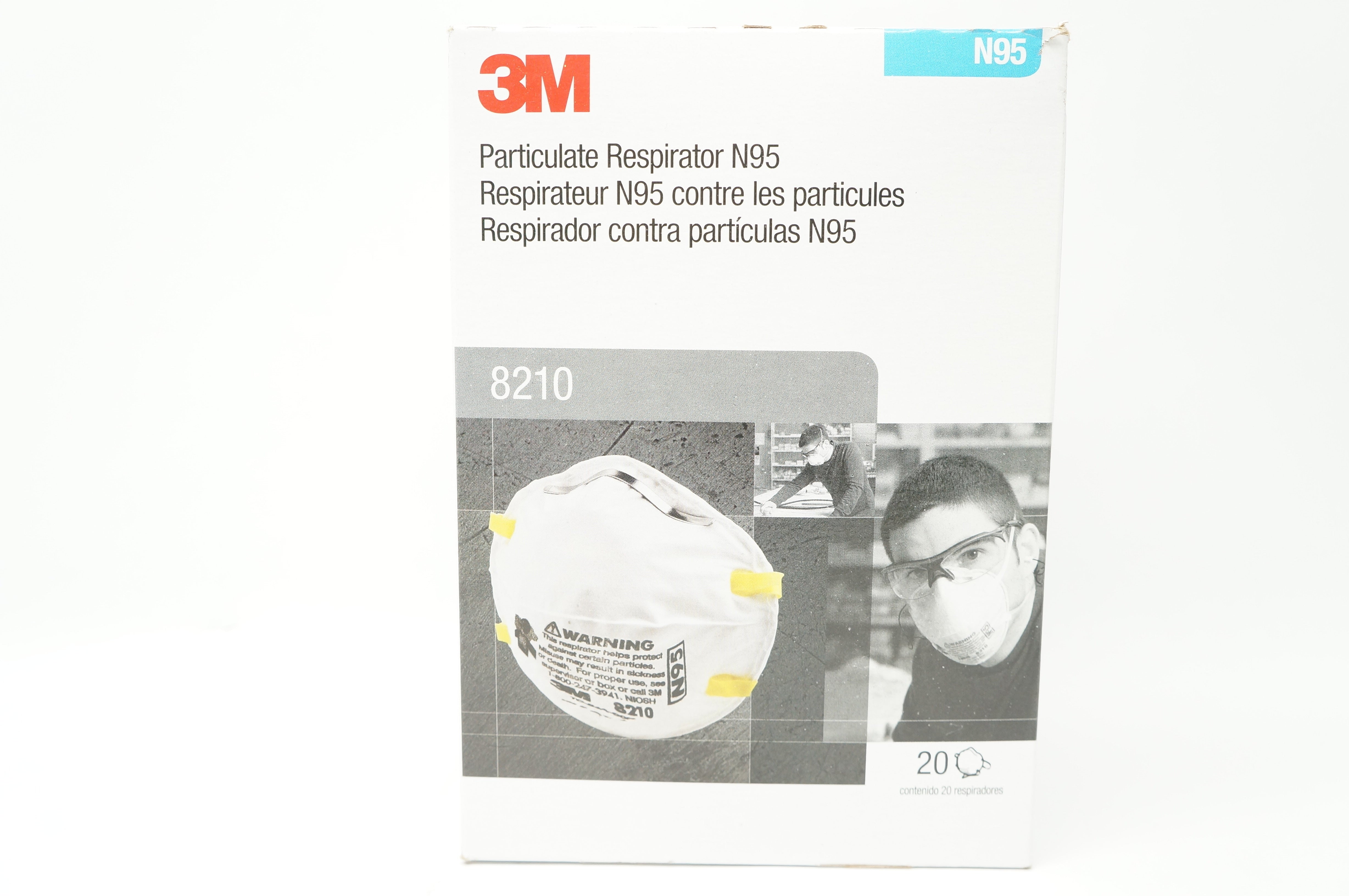 3M 8210 Particulate Respirator N95 (x) - Box of 20