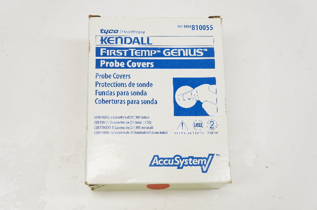 Kendall 810055 FirstTemp GENIUS Probe Covers - Box 5 Cassettes of 21