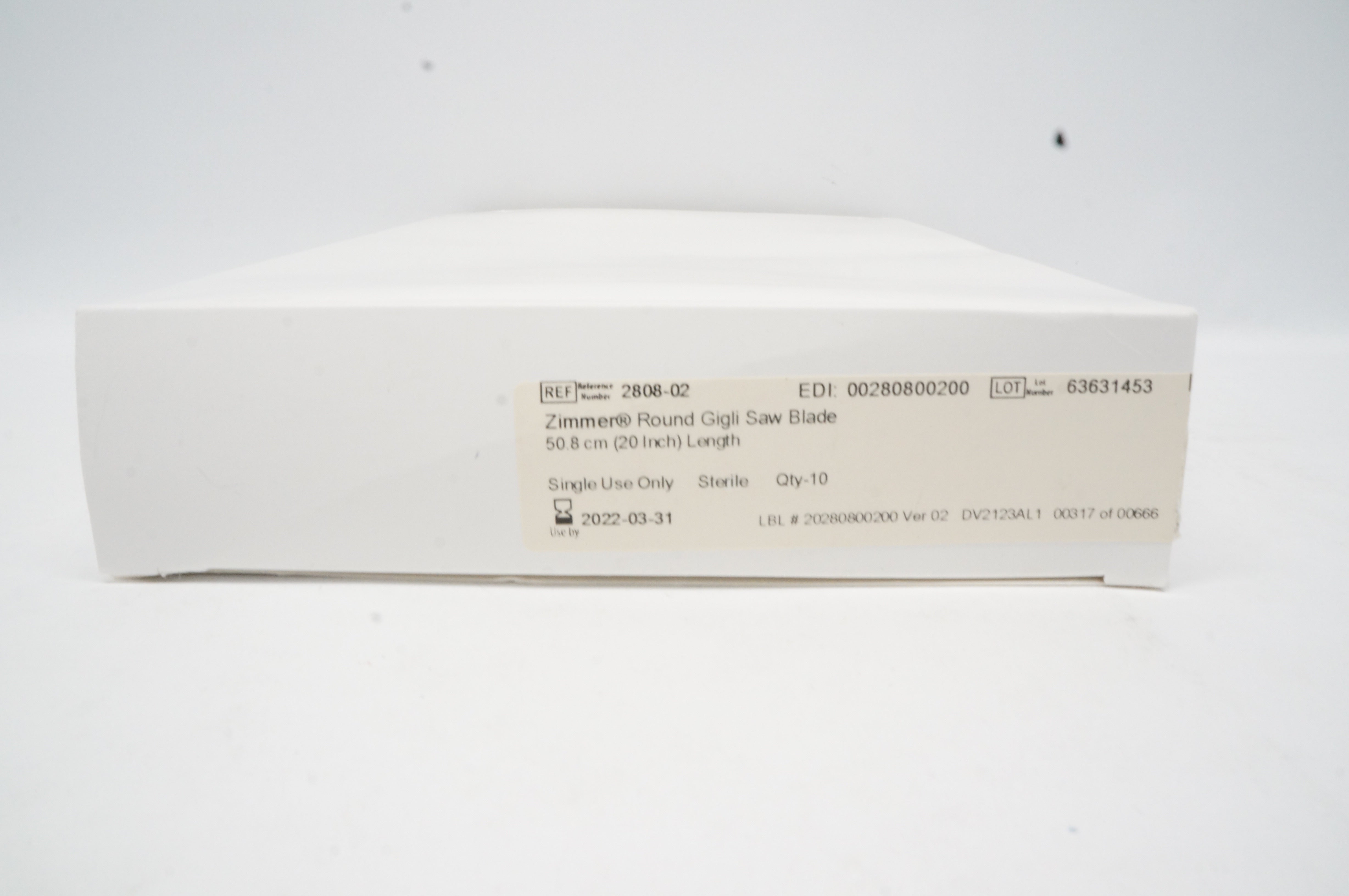 Zimmer 2808-02 Round Gigli Saw Blade 20 inch Length - Box of 10