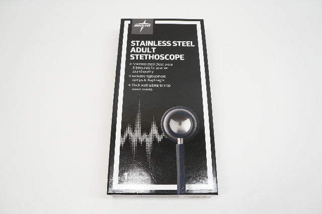 Medline MDS92260 Stainless Steel Adult Stethoscope