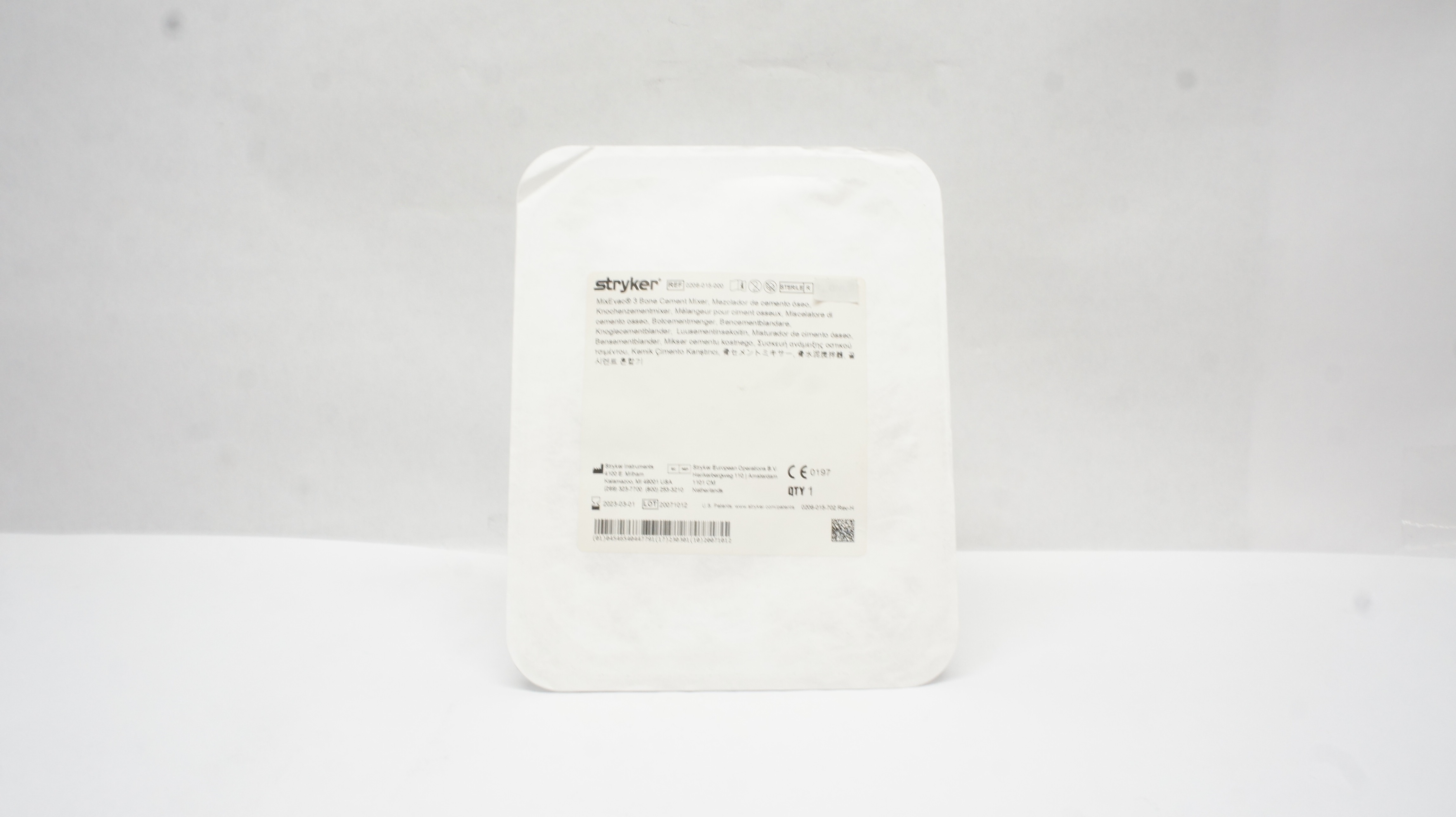 Stryker 0206-015-000 MixEvac 3 Bone Cement Mixer