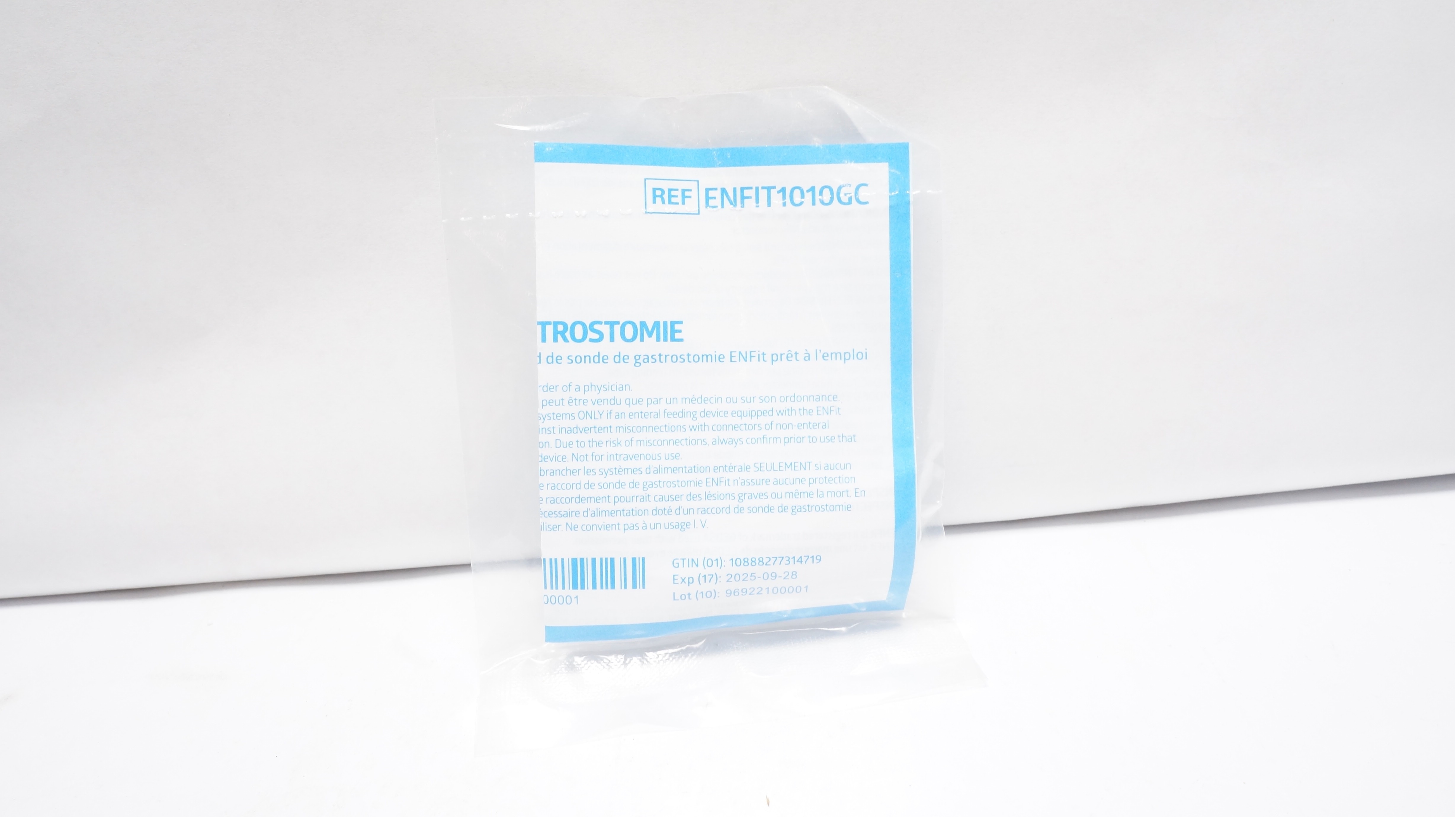 Medline ENFIT1010GC ENFit G-Tube Connector (x)