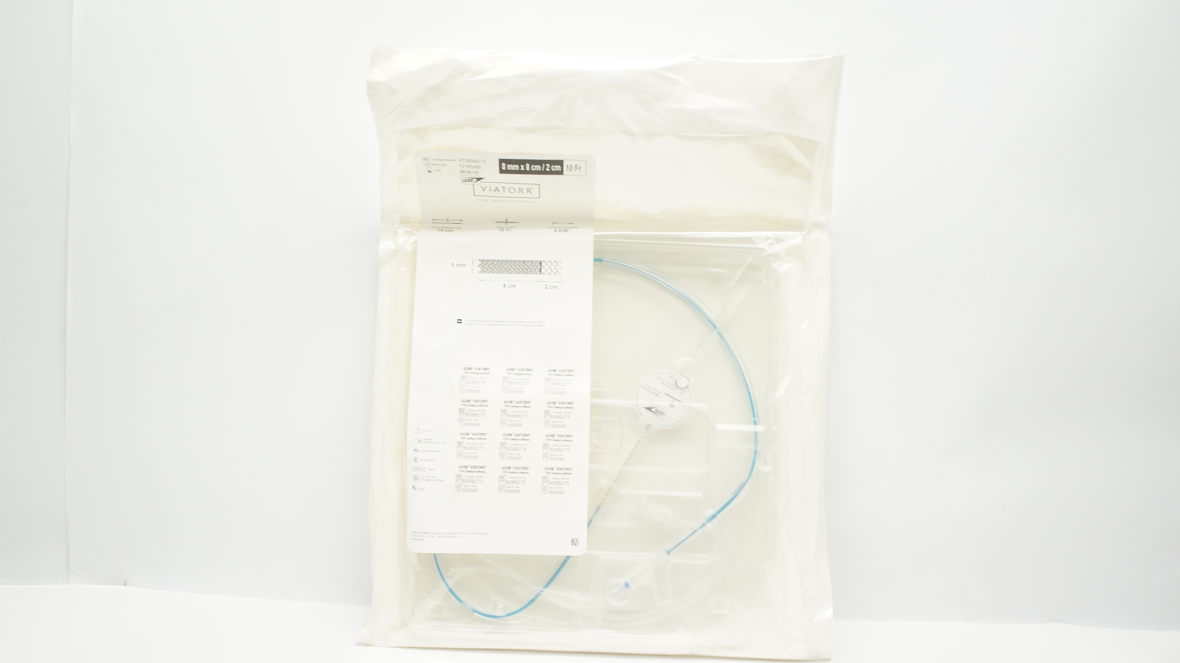 Gore  PTB088275 Viatorr Tips Endoprosthesis 8mm x 8cm x 2cm 10Fr  (x)