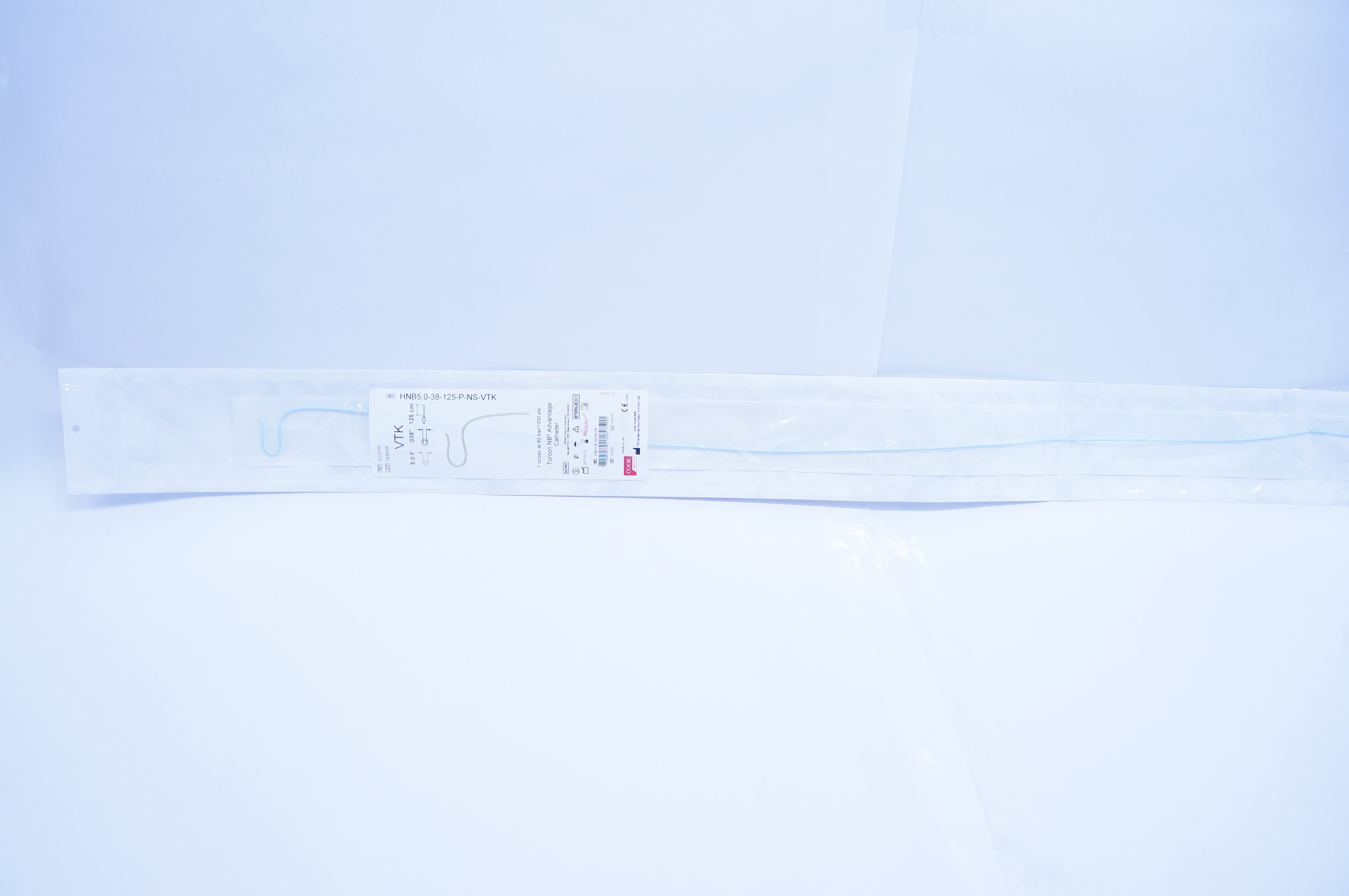 Cook G10755 Torcon NB Advantage Cath. VTK 5.0F x 0.038inch x 125cm (x)