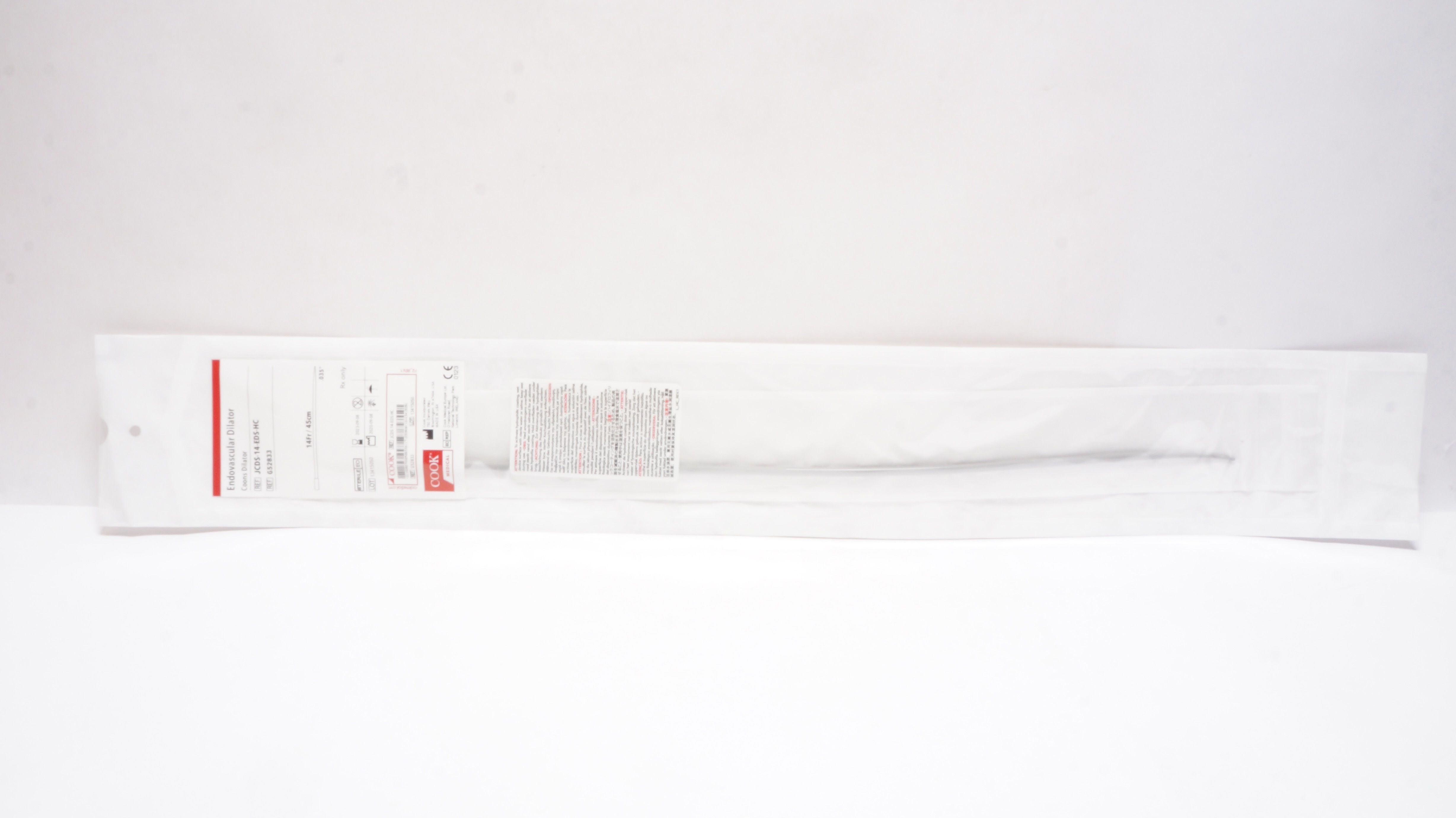 Cook G52833  Endovascular Dilator, Coons Dilator 14Fr. x 45cm