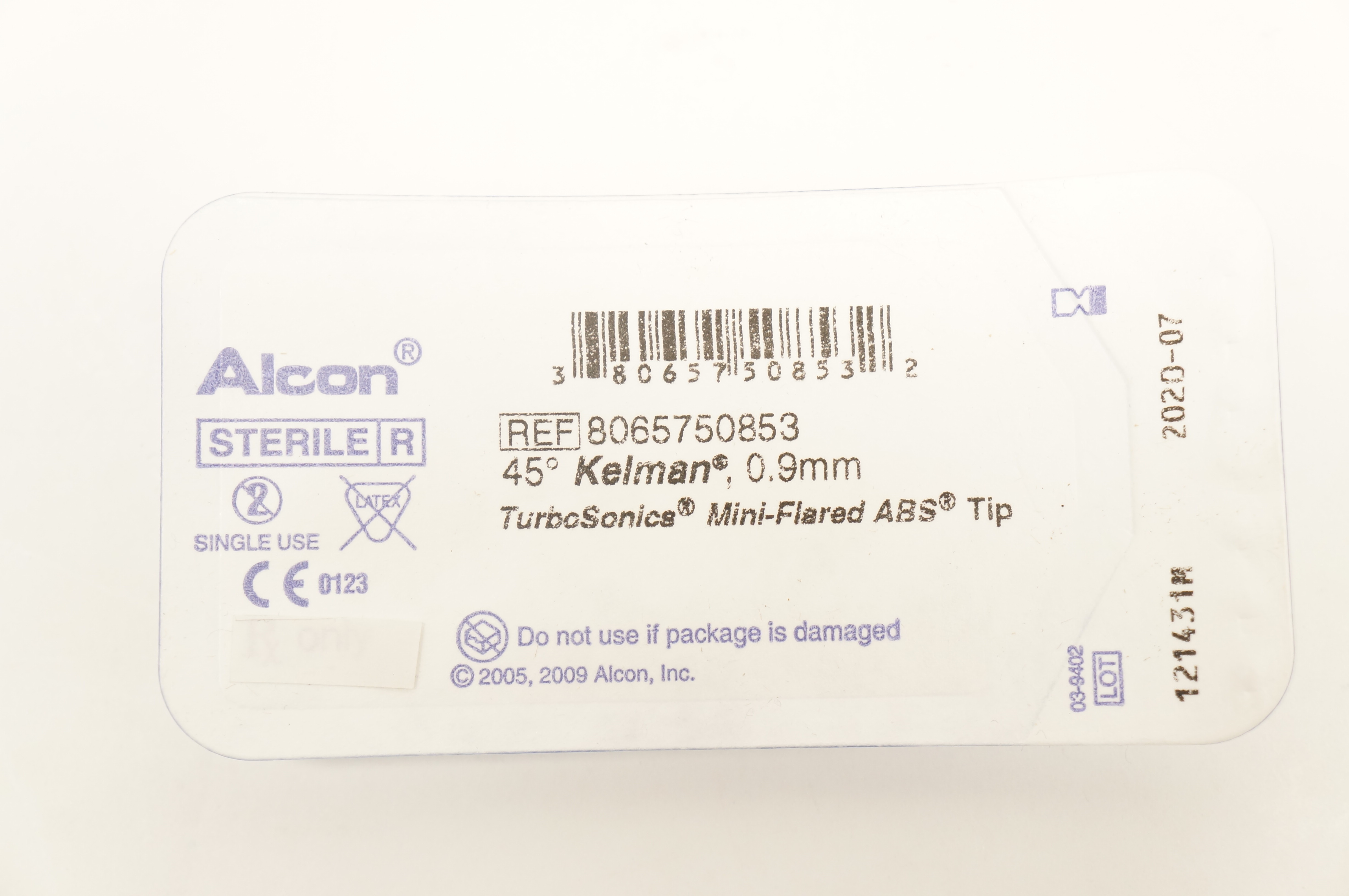 Alcon 8065750853 45 degree Kelman 0.9mm TurboSonics Mini-Flared ABS Tip (x)