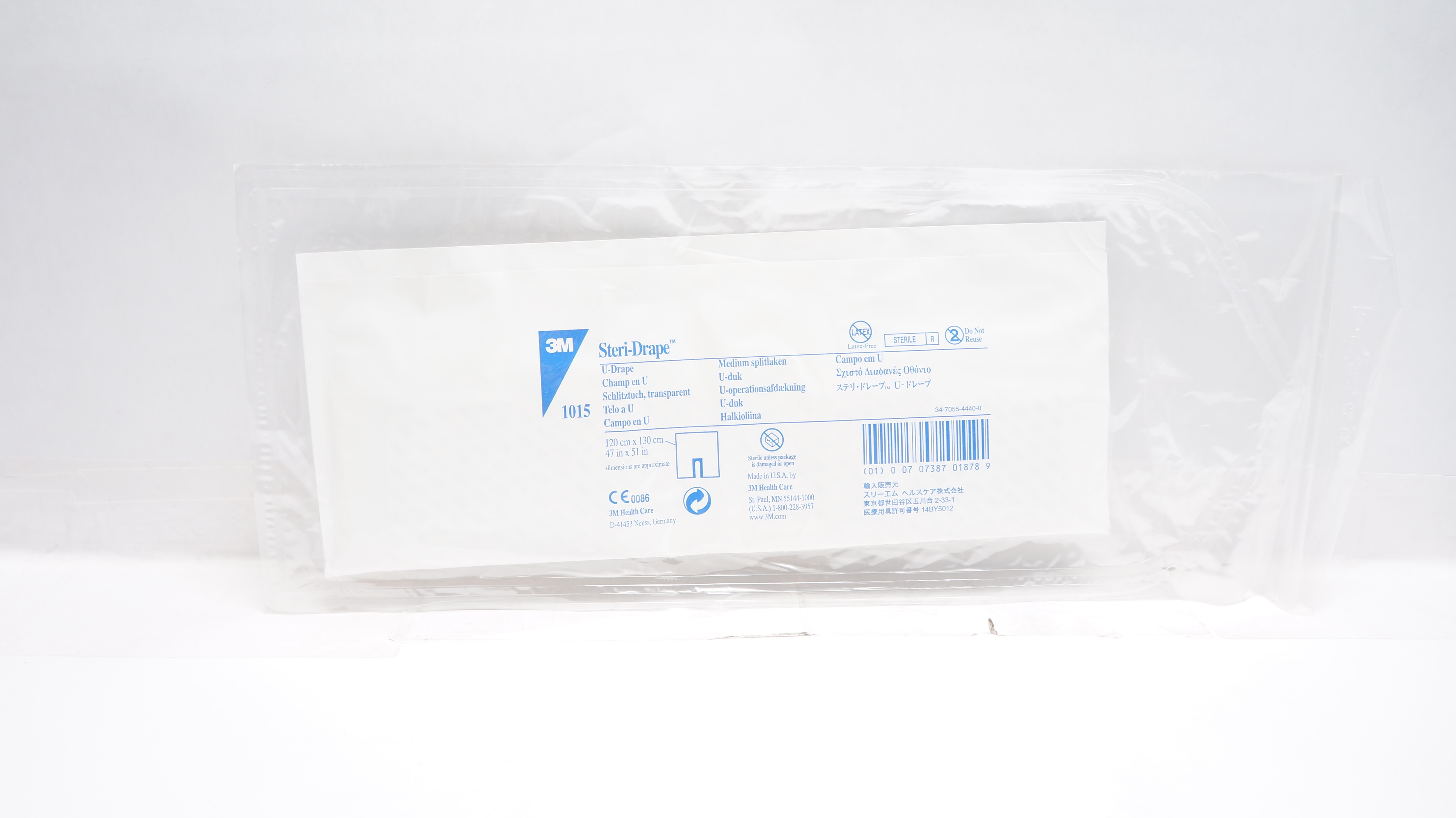 3M 1015 Steri-Drape U-Drape 47inch x 51inch (Approx.) (x)