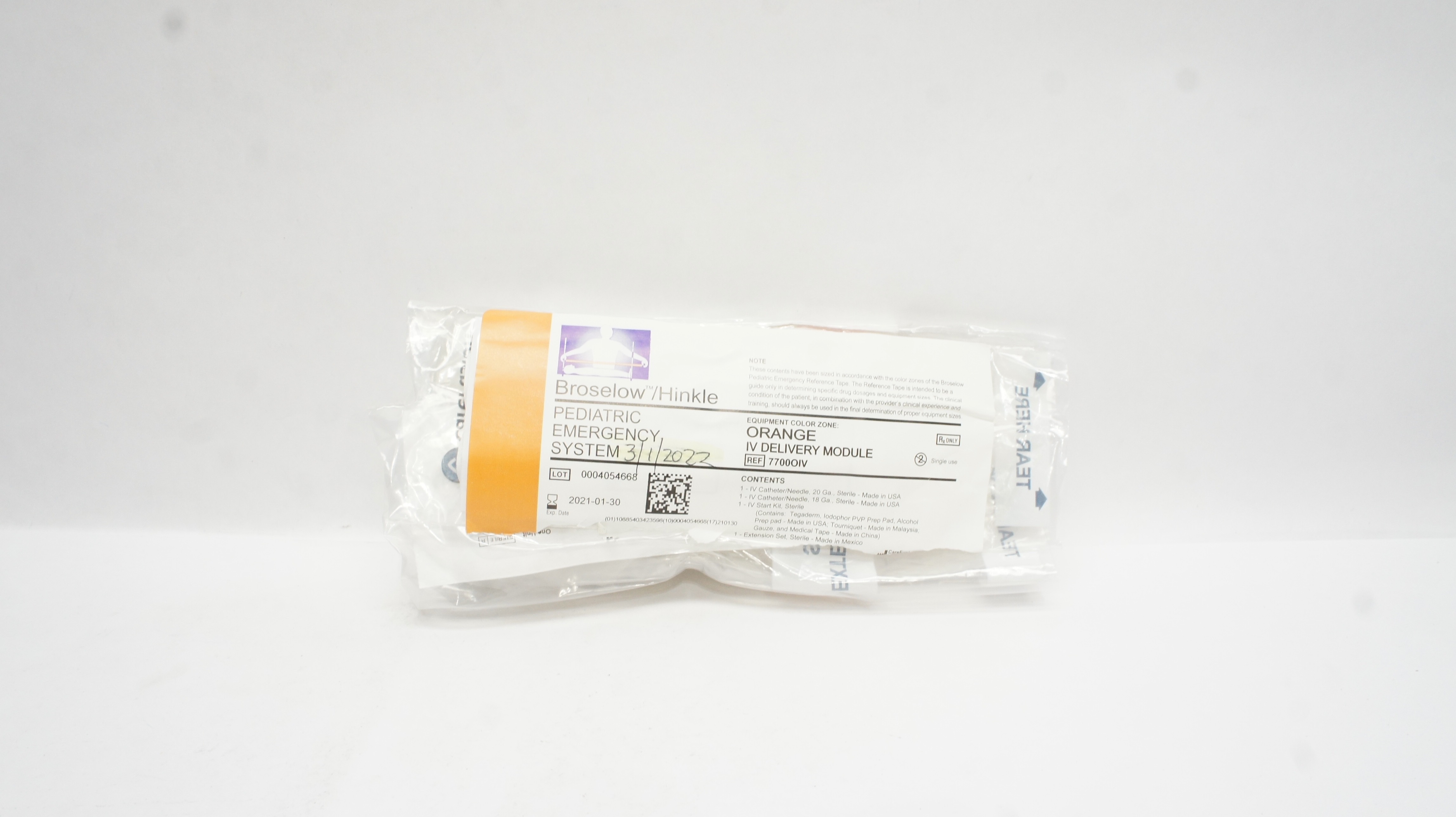 CareFusion 7700OIV Pediatric Emergency System Orange IV Delivery Module (x)