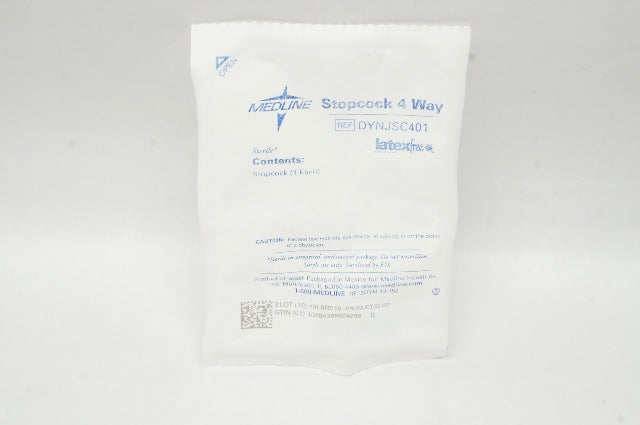 Medline DYNJSC401 Stopcock 4 Way