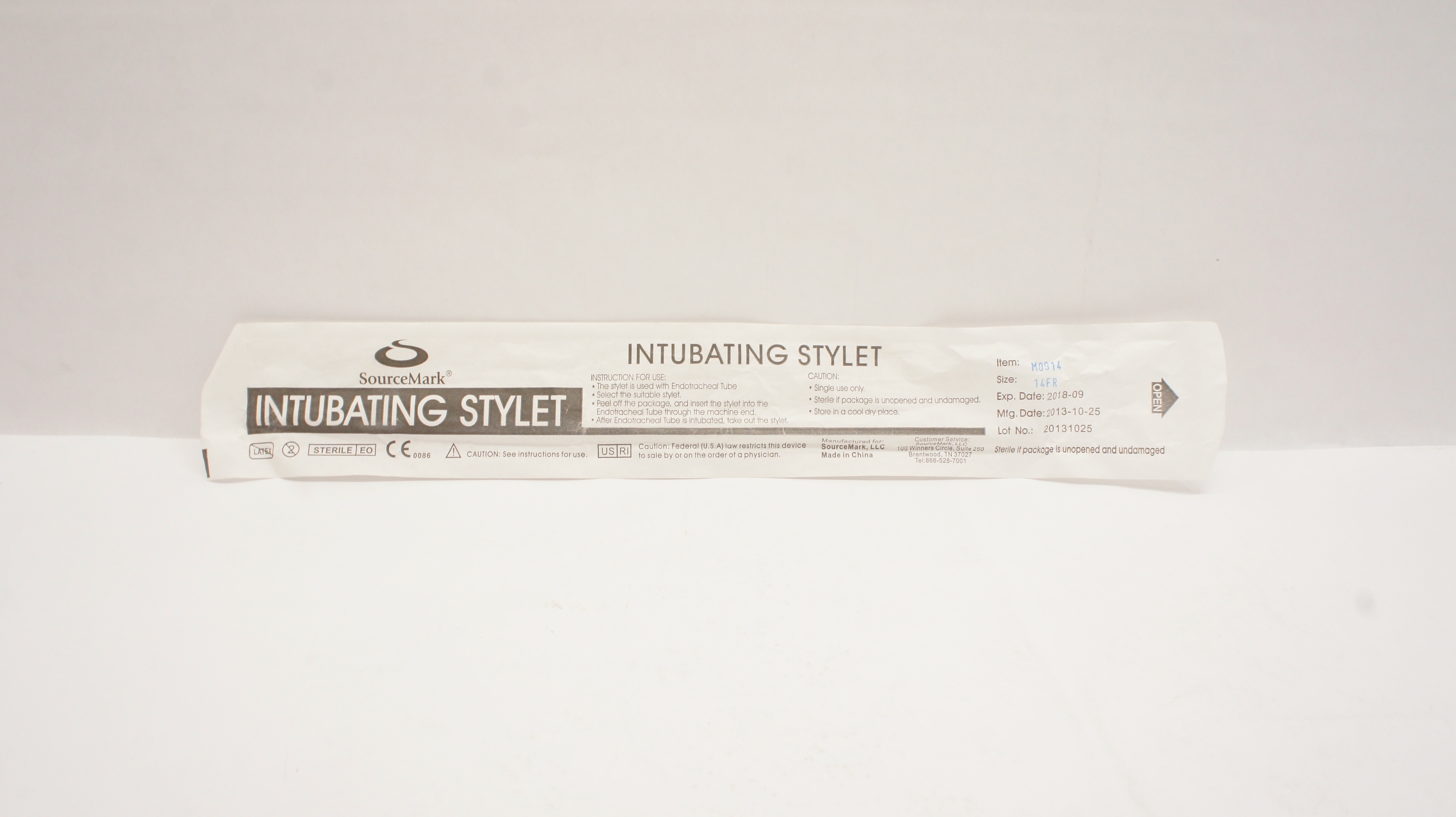 SourceMark M0914 Intubating Stylet 14 Fr. (x)