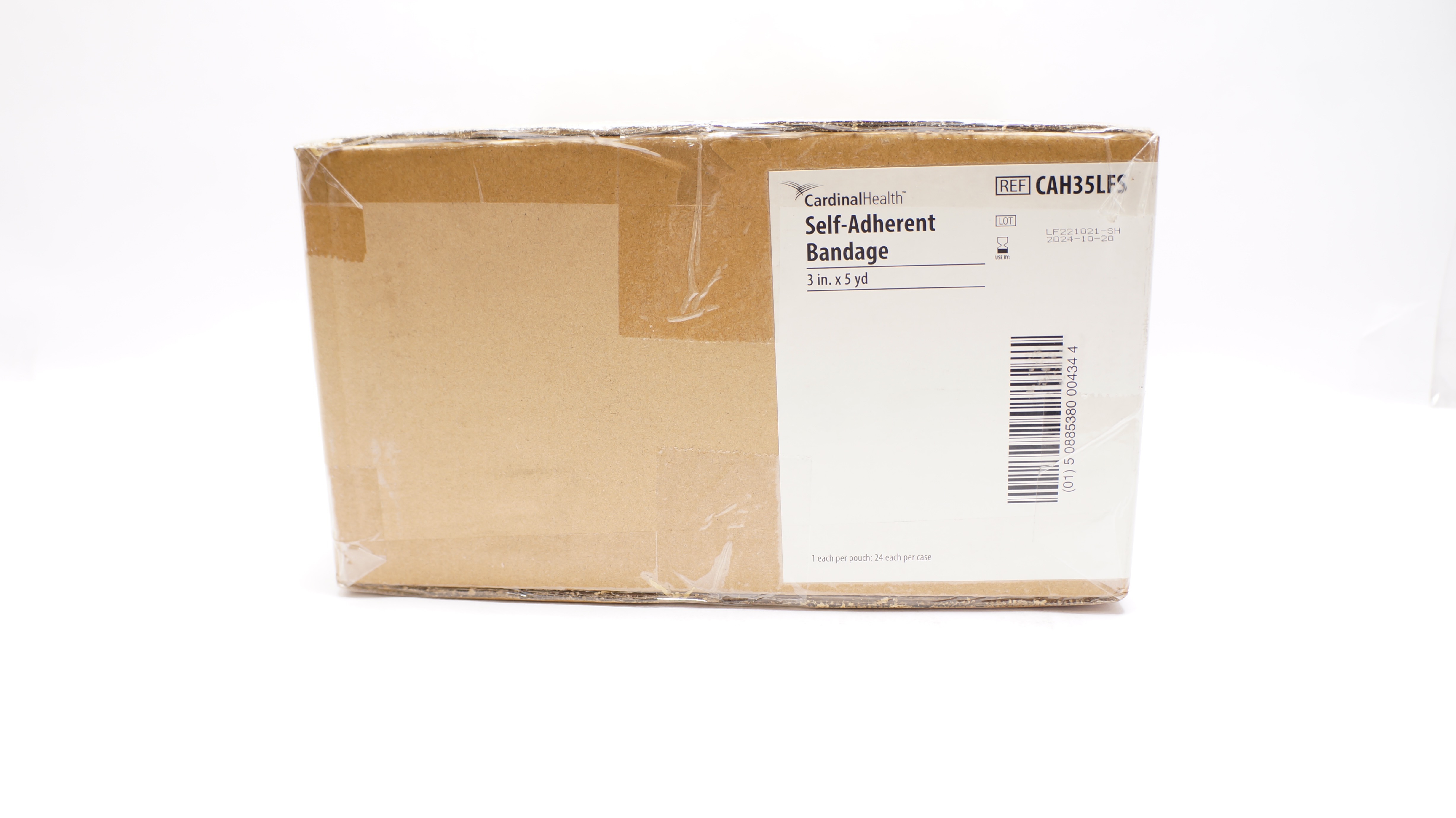 Cardinal Health CAH35LFS Self-Adherent Bandage 3inch x 5yd - Case of 24
