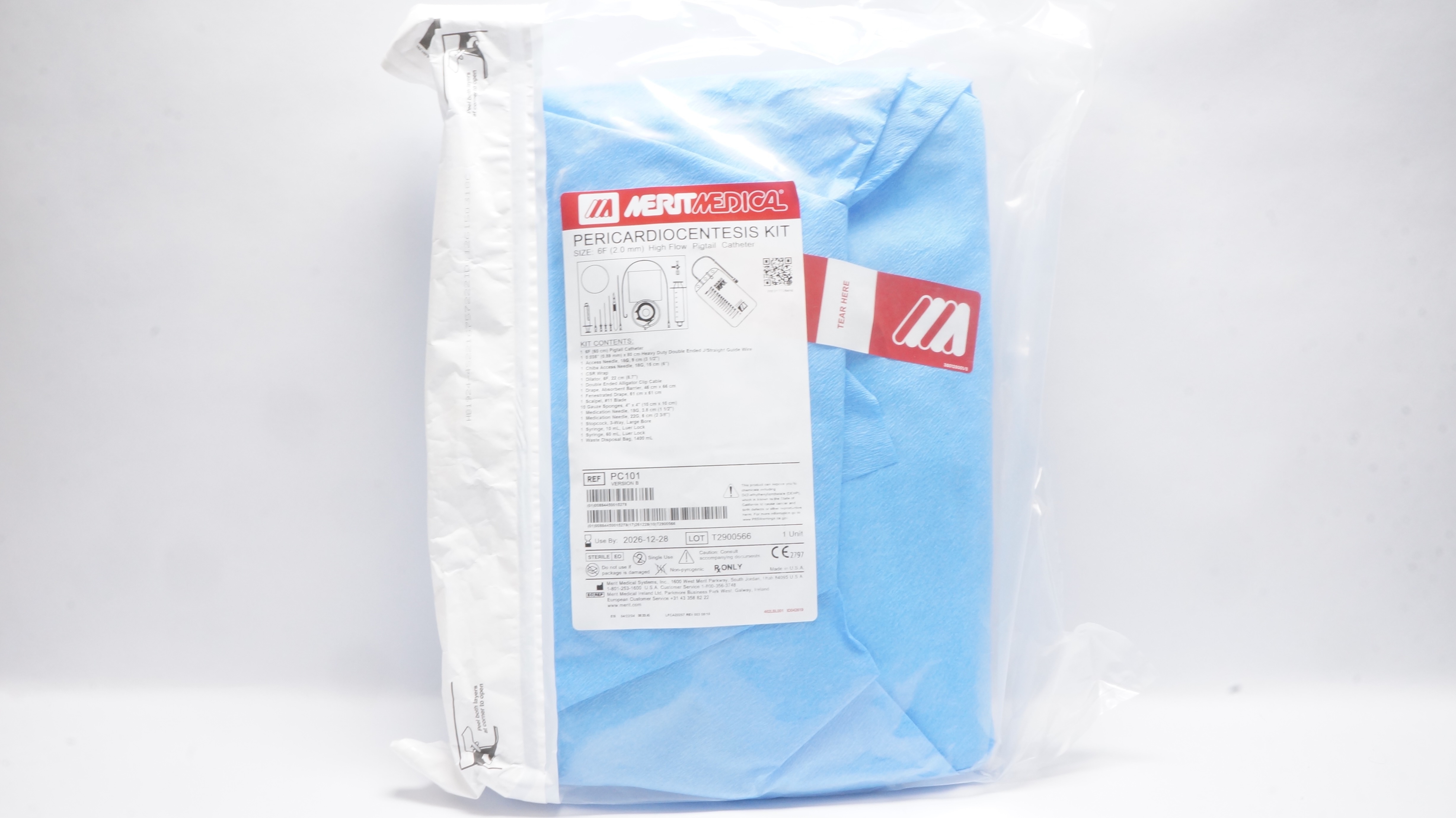 Merit Medical PC101 Pericardiocentesis Kit
