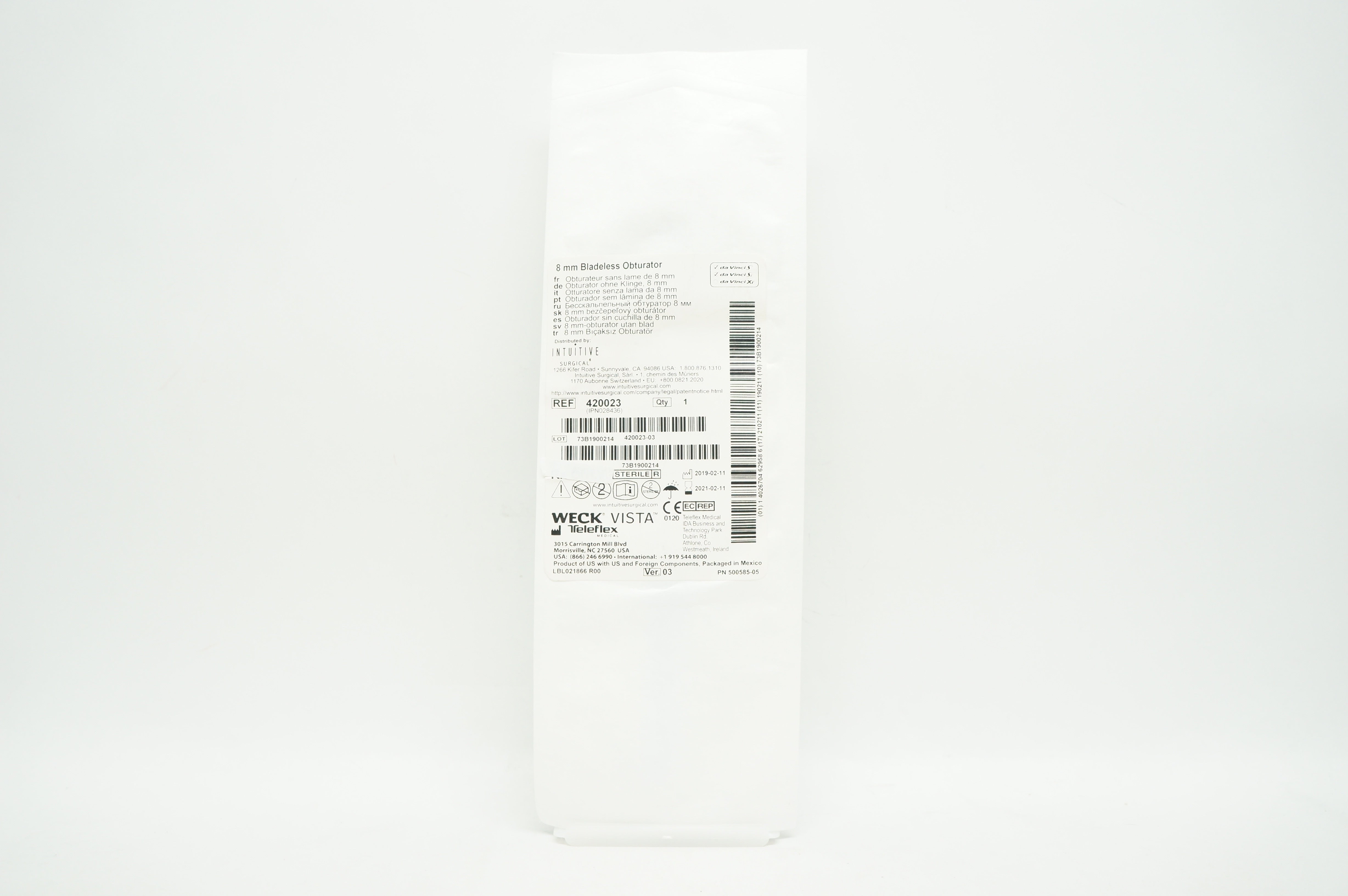 ICU Medical 14278-28 Y-Type Minibore PCA Extension Set, 10inch