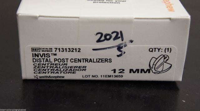 Smith&Nephew 71313212 Invis Distal Post Centralizer 12mm PMMA&Barium Sulfate
