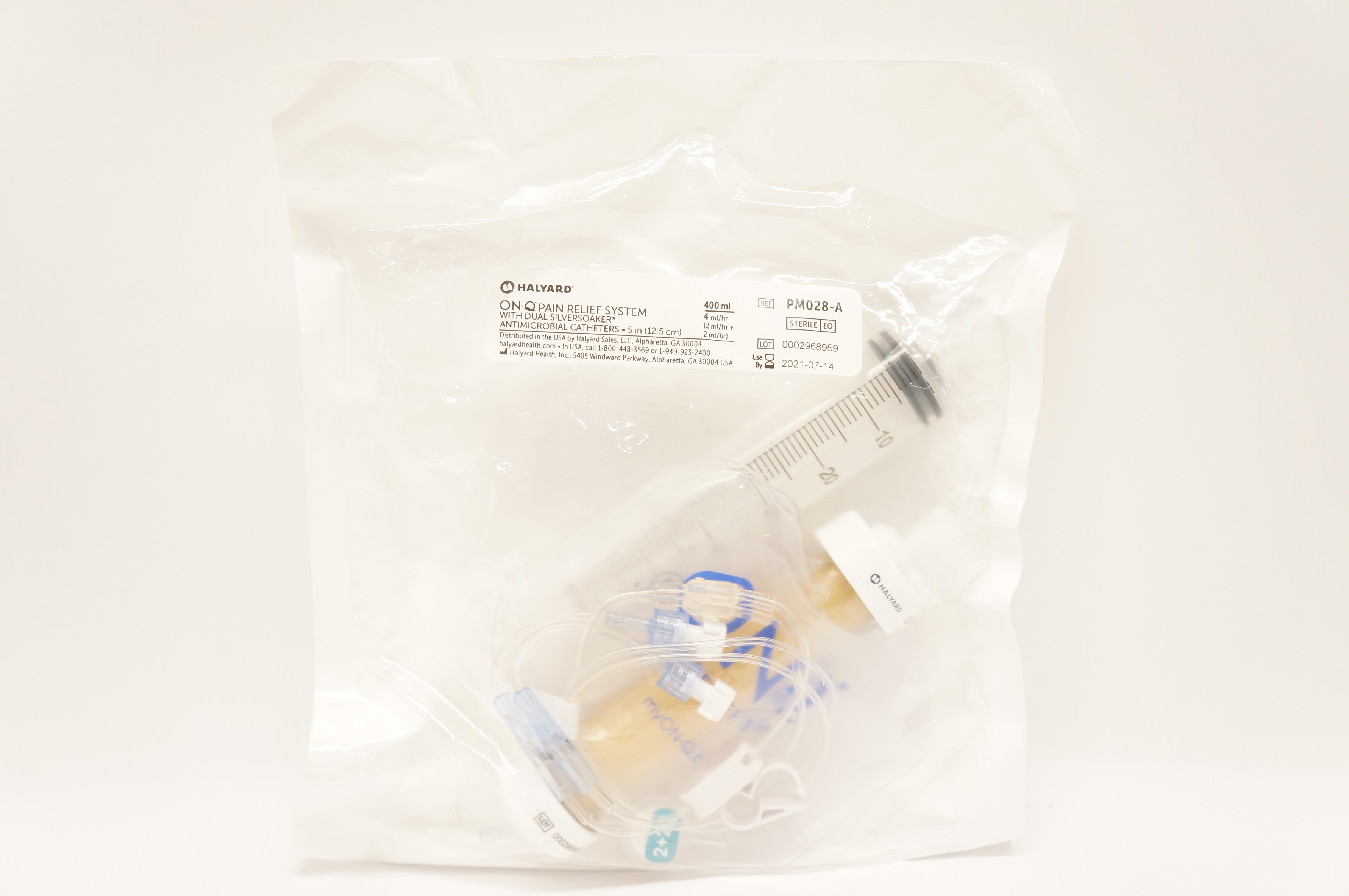 Halyard PM028-A ON-Q Pain Relief System 400ml, 4ml x 5inch (x)