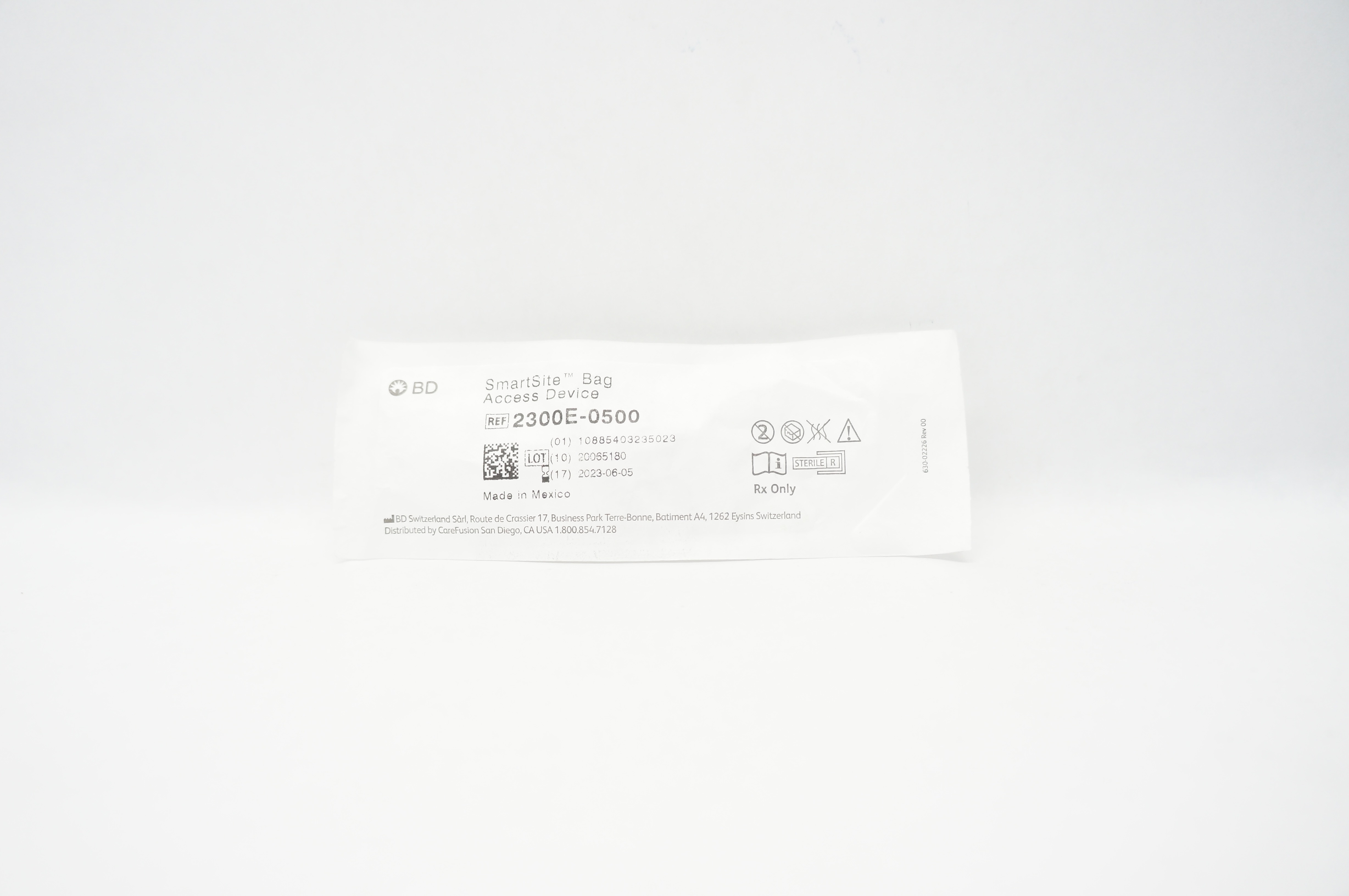 BD 2300E-0500 SmartSite Bag Access Device