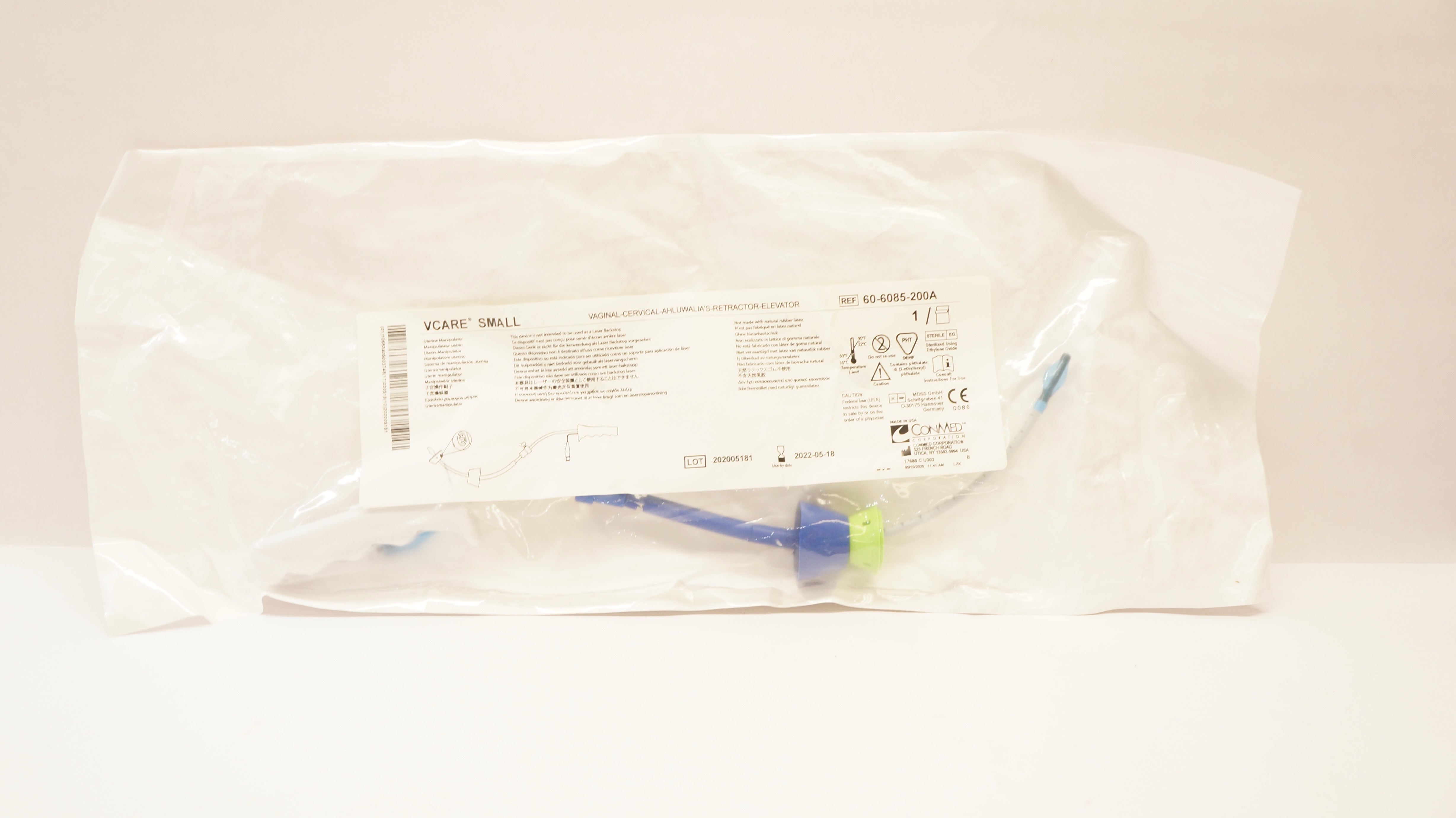 ConMed 60-6085-200A Vcare Small Uterine Manipulator (x)