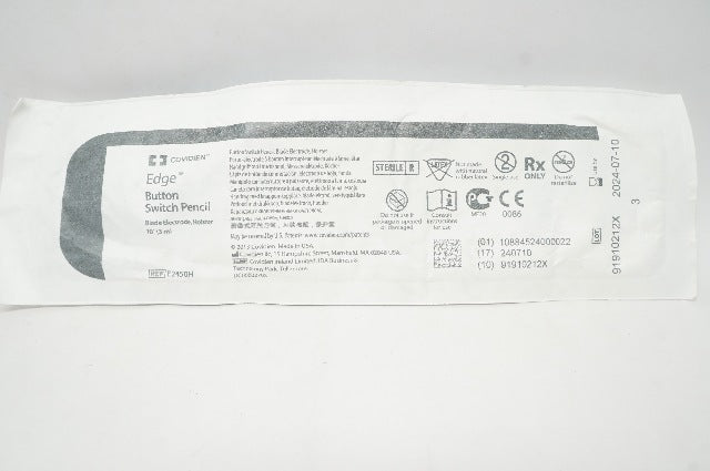 Covidien E2450H Edge Button Switch Pencil Blade Electrode, Holster 10Ft.