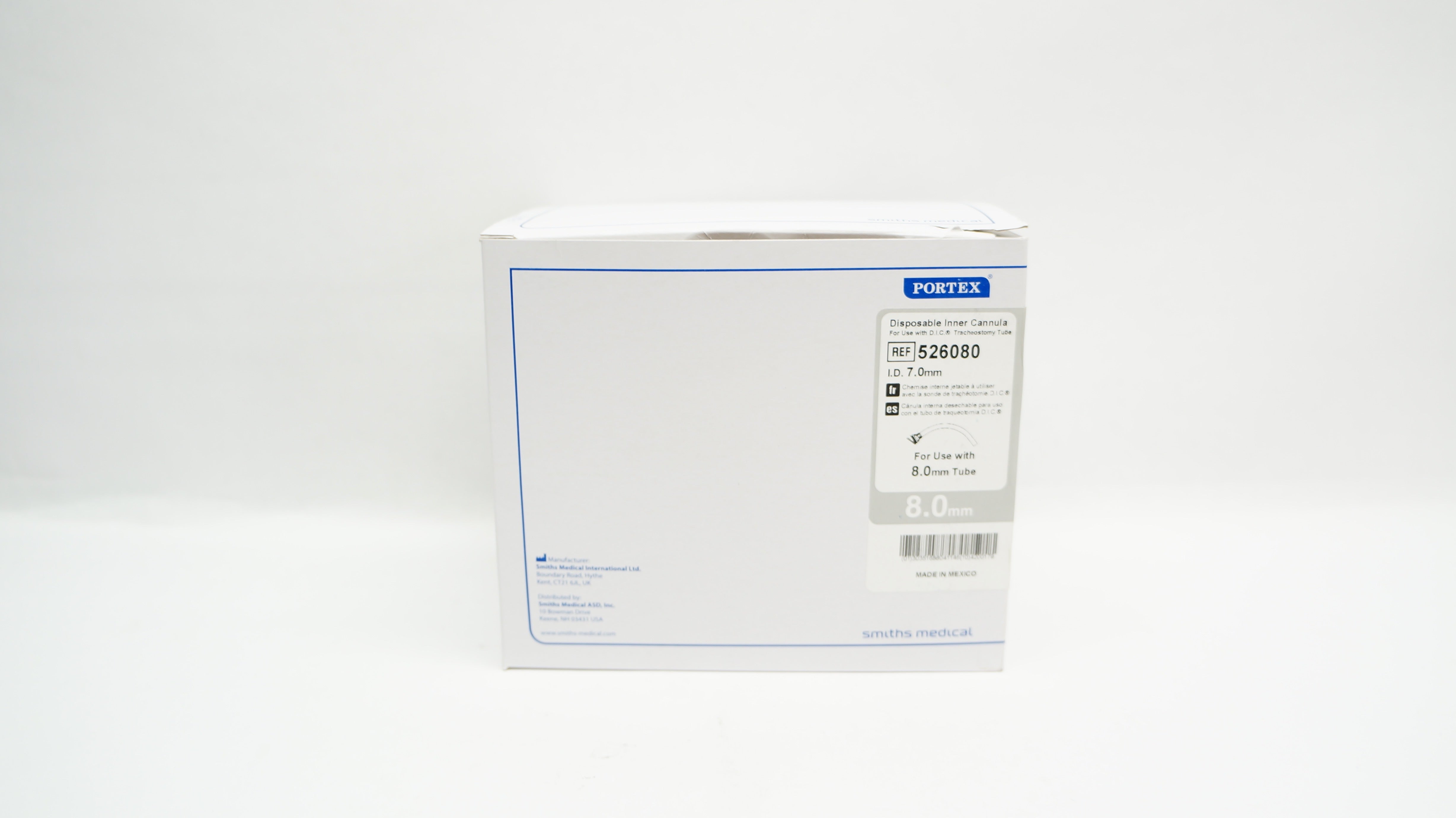 Smiths Medical 526080 Portex - Inner Cannula 7mm ID - Box of 20