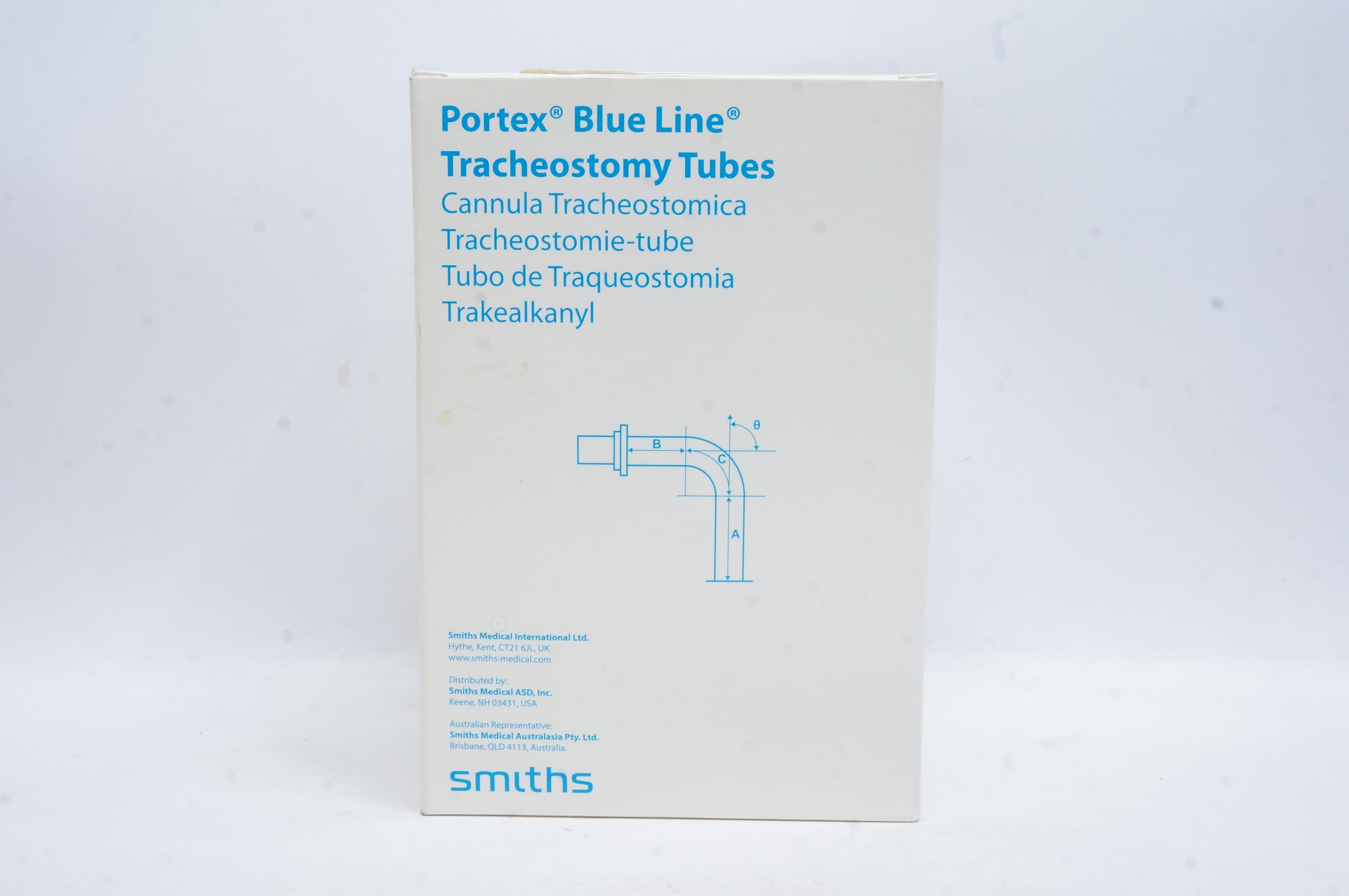 Smiths Medical 100/782/070 Portex Blue Line Tracheostomy Tube 7.0mm x 9.7mm (x)