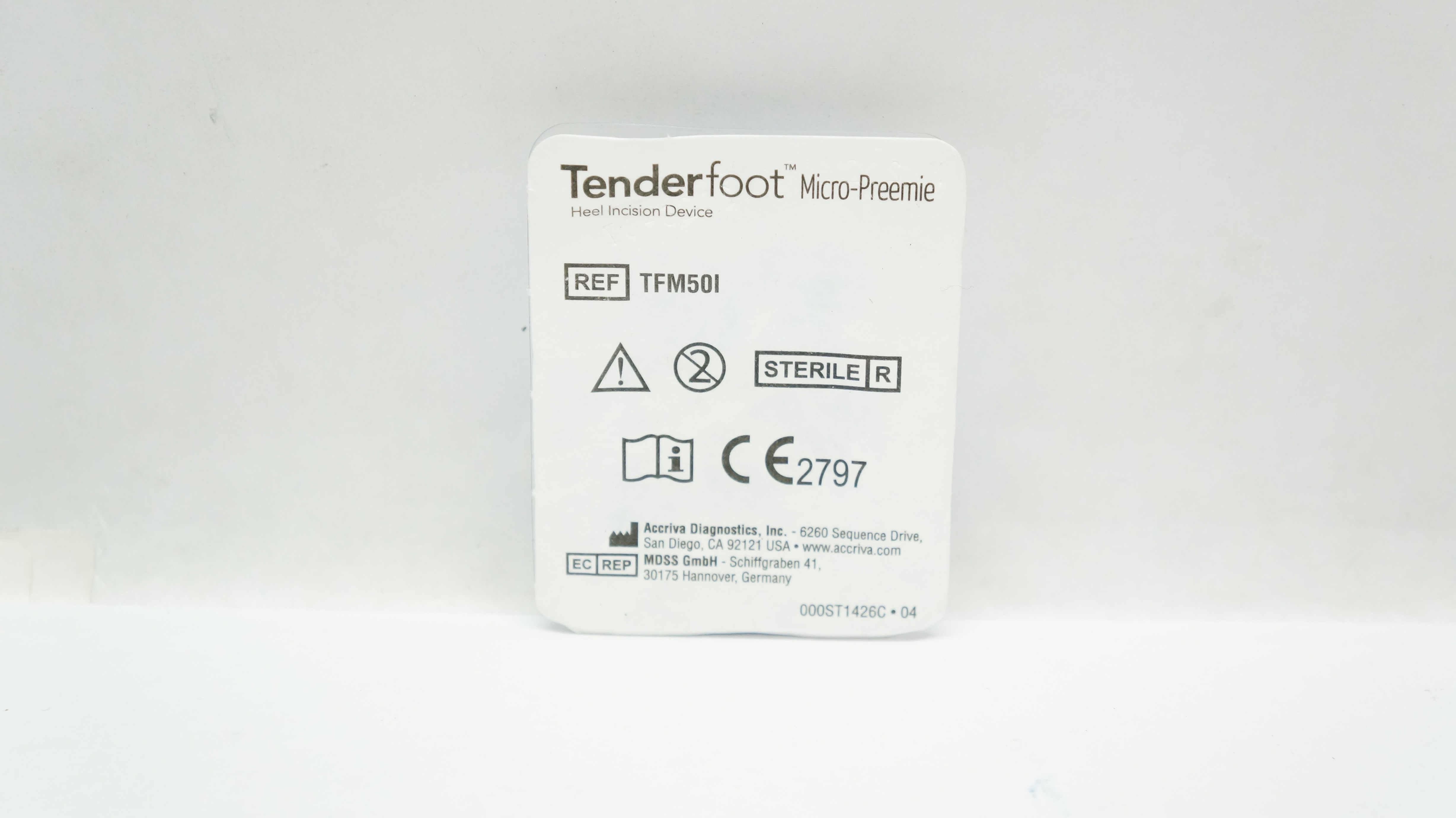 Accriva Diagnostics TFM50I Tenderfoot Micro-Preemie Heel Incision Device