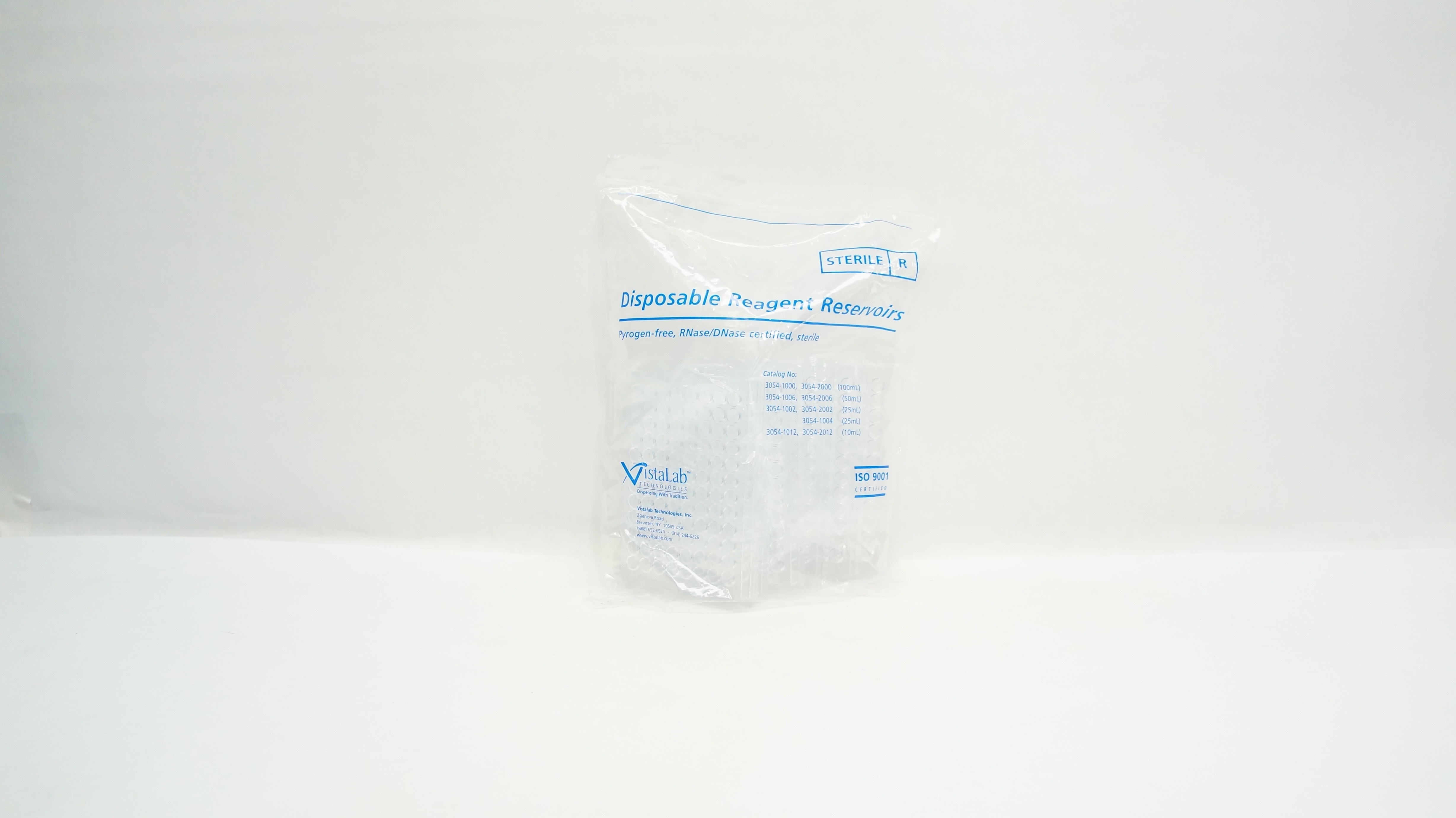 VistaLab Disposable Reageni Reservoirs,Pyrogen-Free,RNase/DNase Certified