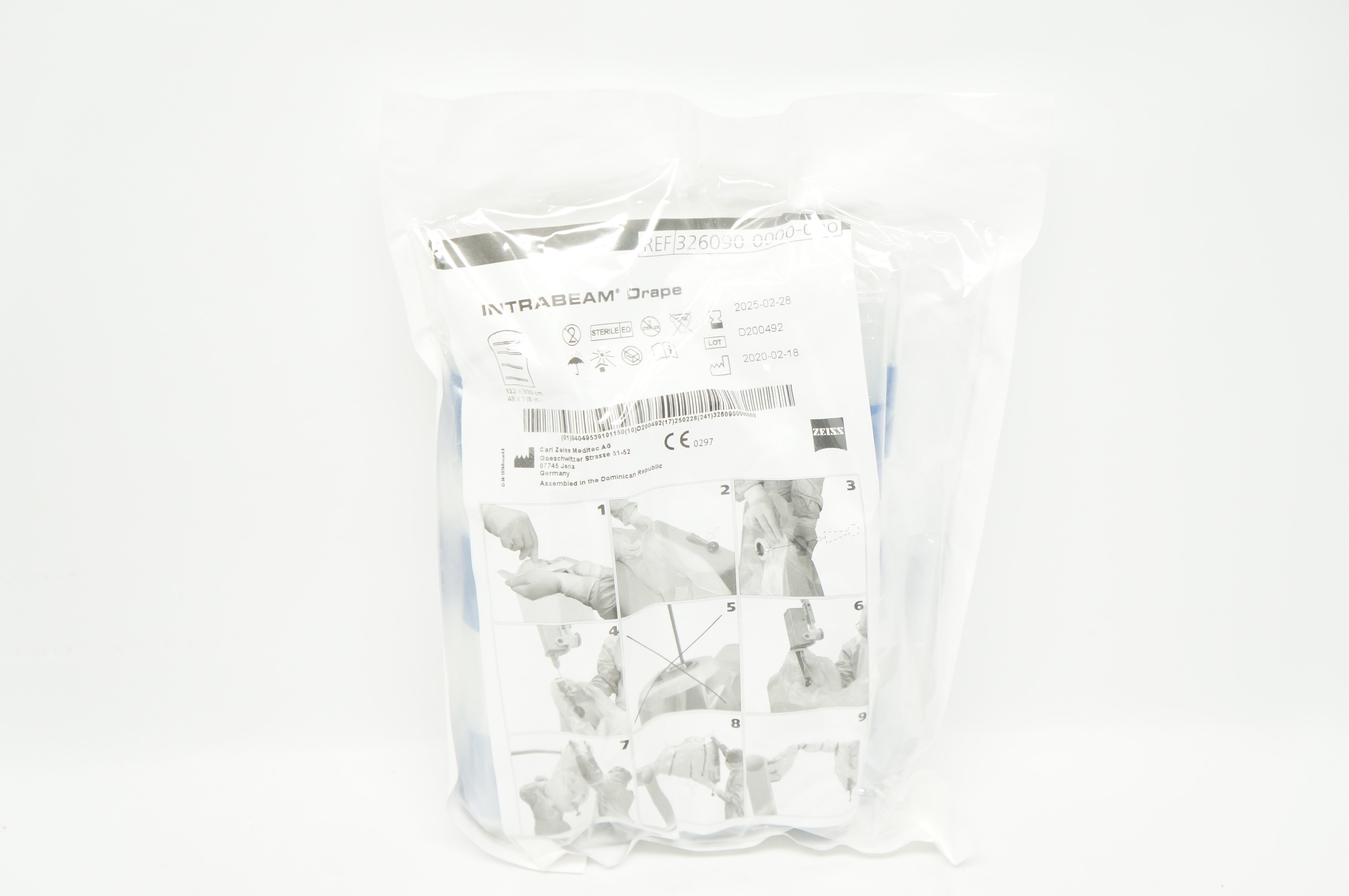 Carl Zeiss 326090-0000-000 Intrabeam Drape 48in. x118 in.