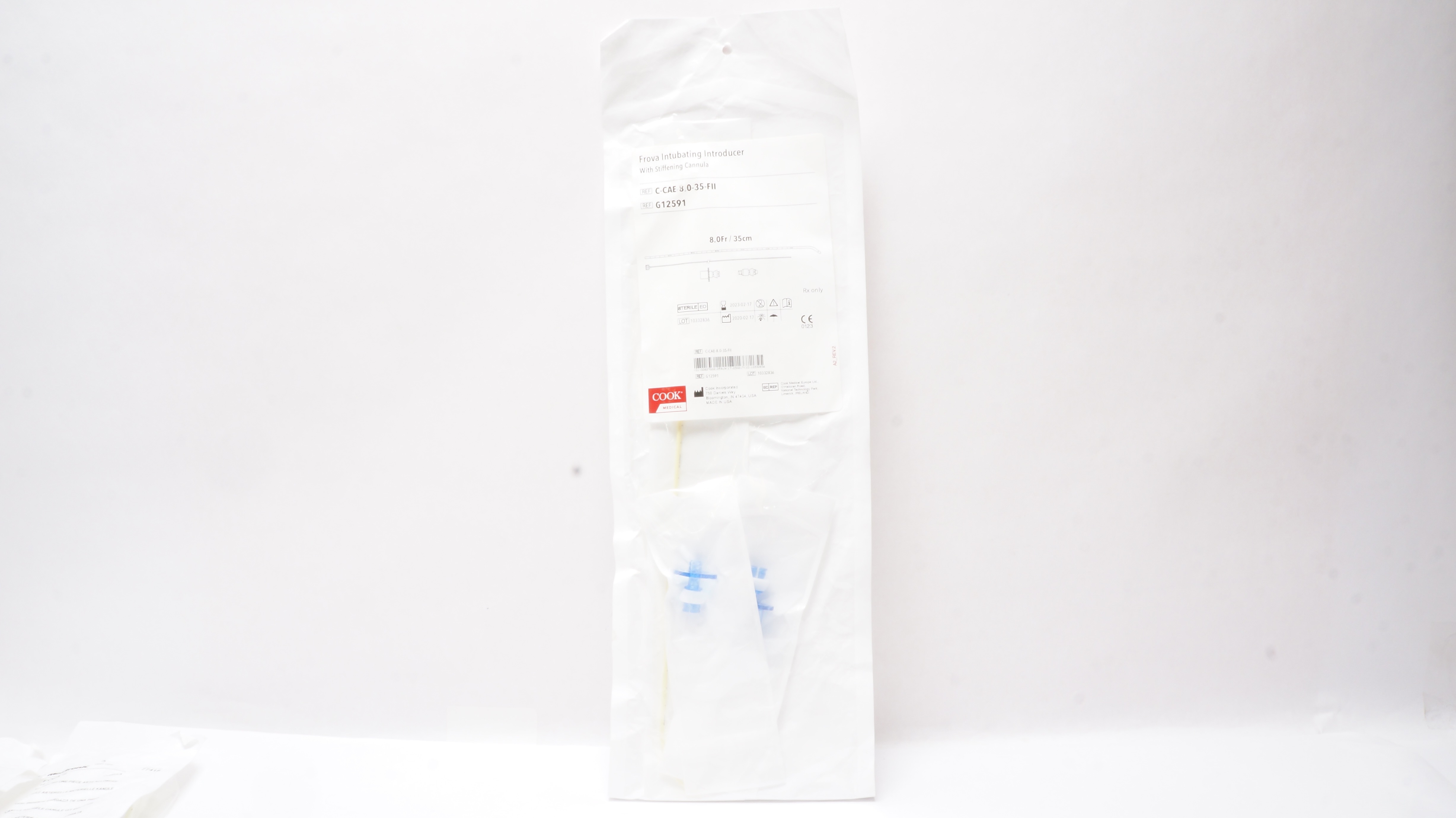 Cook Medical G12591 Frova Intubating Introducer With Stiffening Cannula 8Fr (x)