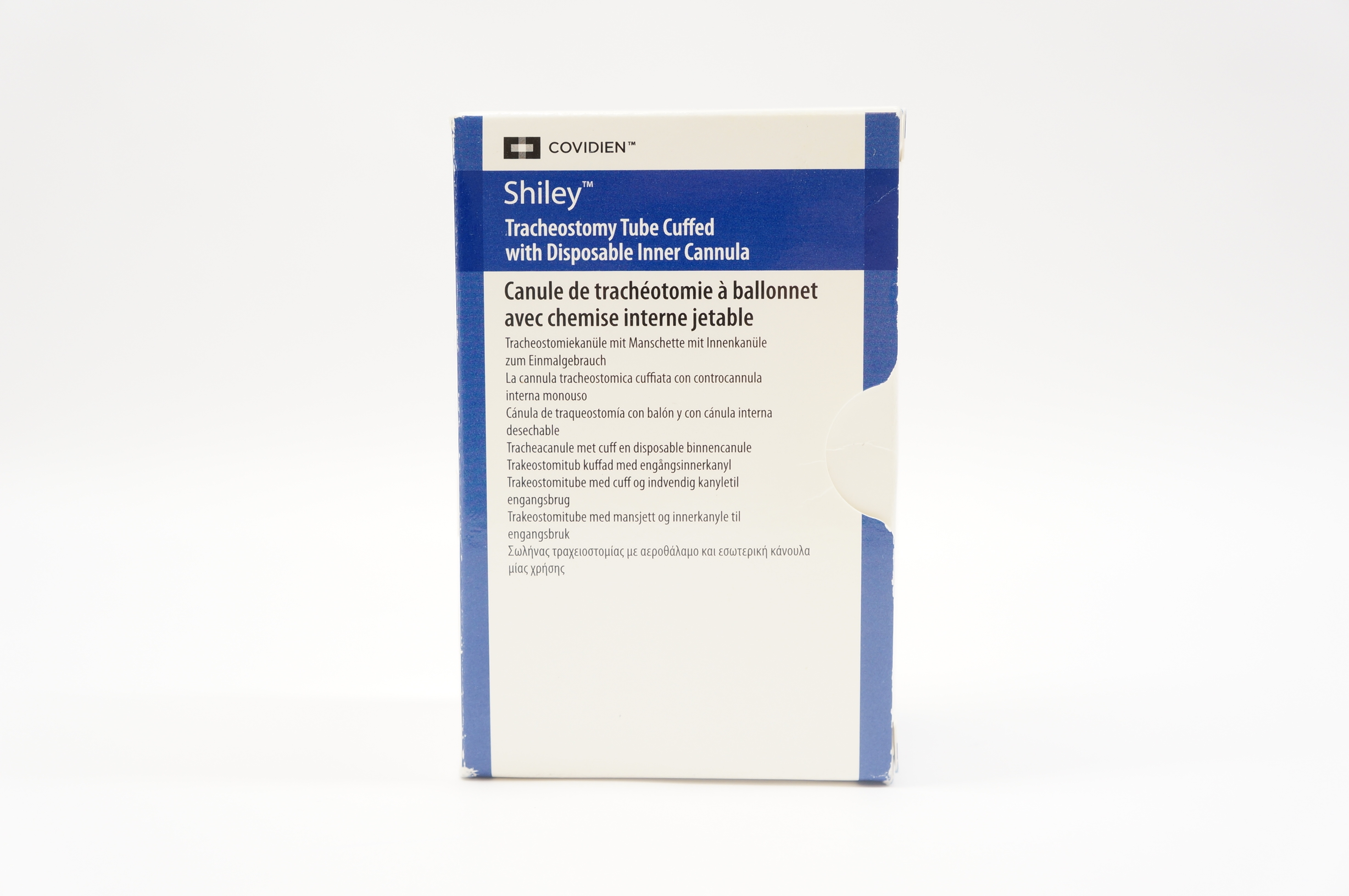 Covidien 4DCT Shiley Tracheostomy Tube Cuffed 5.0mm x 9.4mm x 20.0mm x 62mm (x)