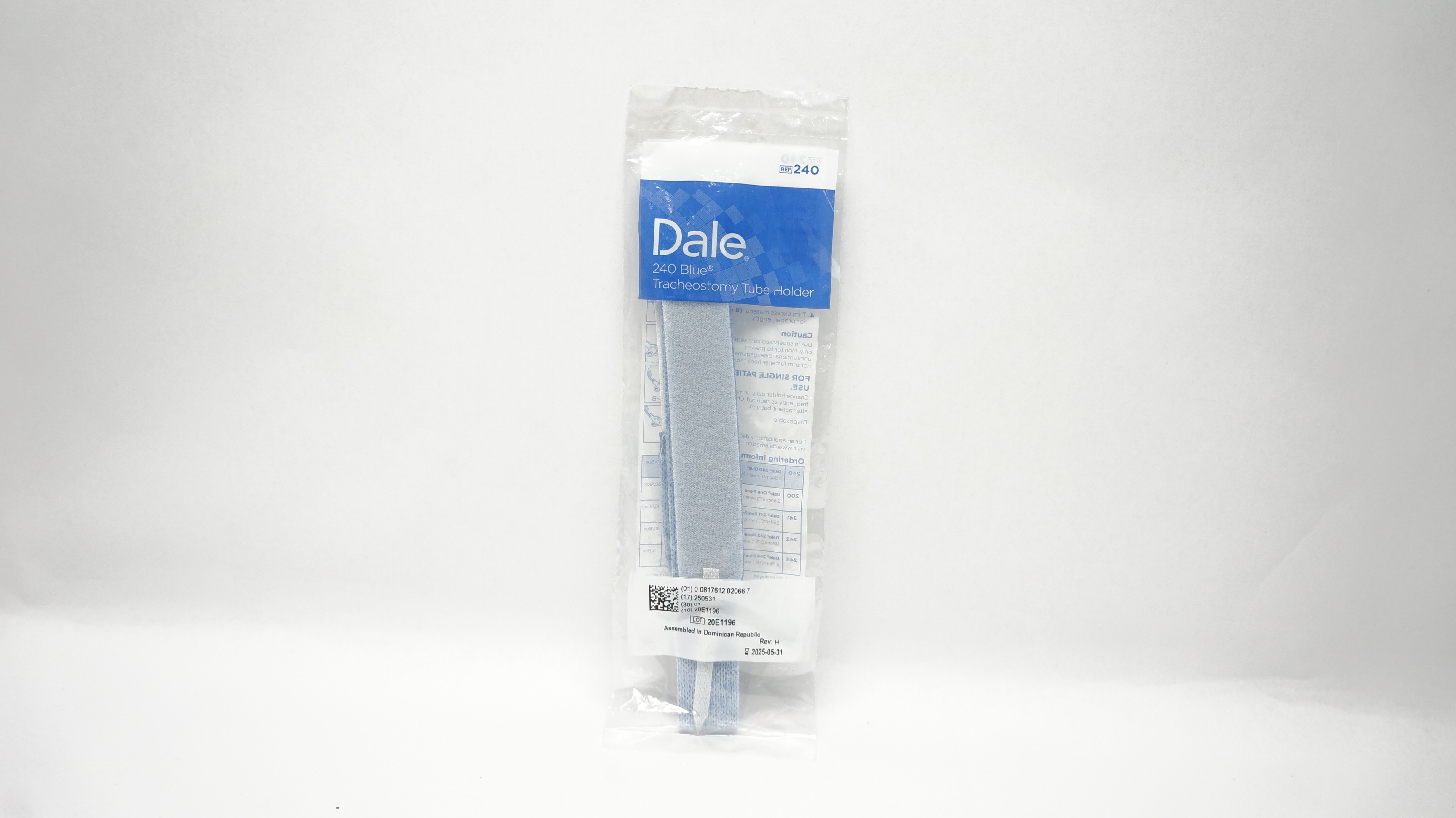 Dale 240 Blue Tracheostomy Tube Holder