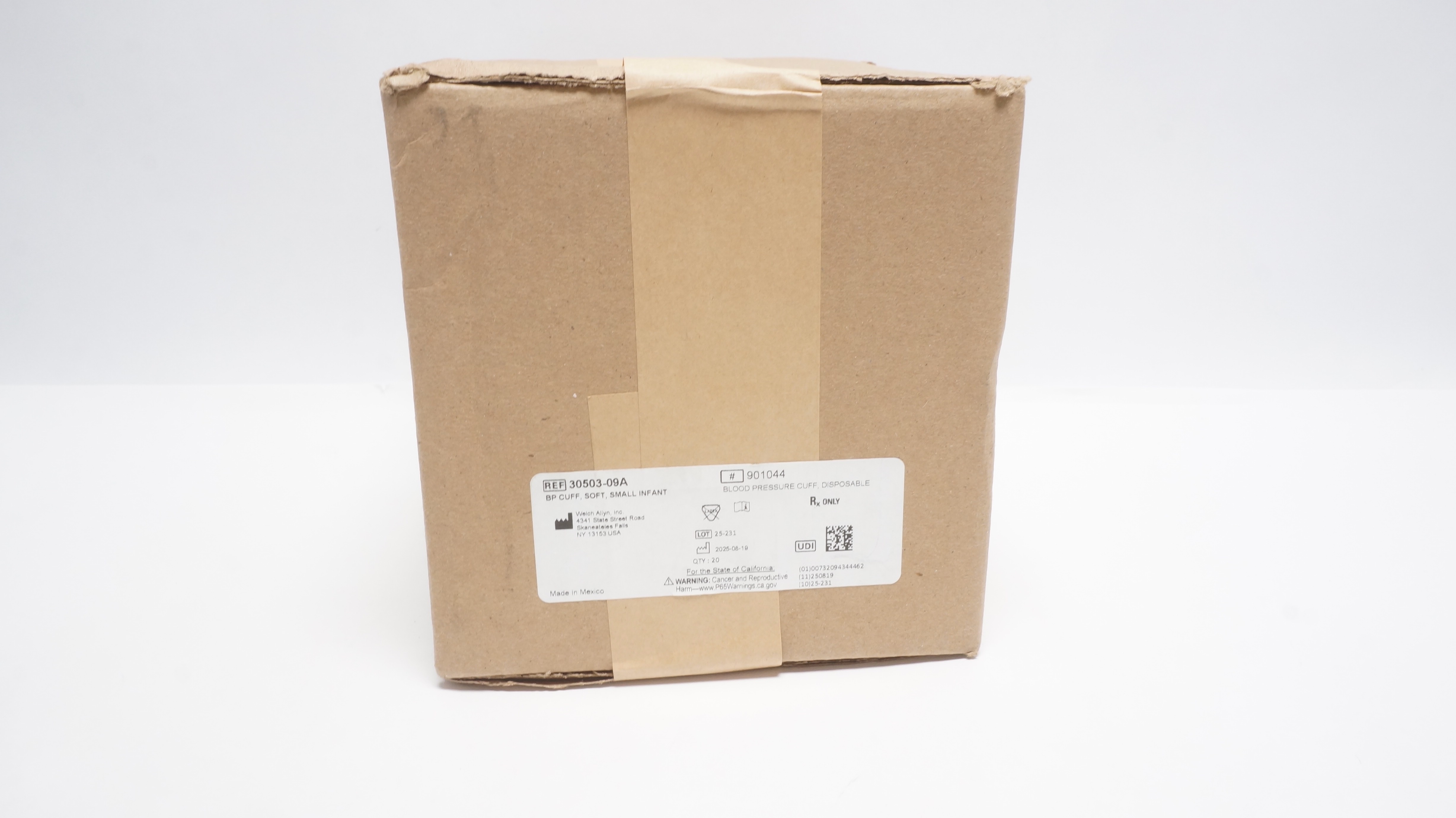 Welch Allyn 30503-09A Blood Pressure Cuff,Soft,Disposable,Small - Box of 20