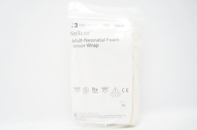 Covidien FOAM A/N Nellcor Adult-Neonatal Foam Sensor Wrap Pack of 50