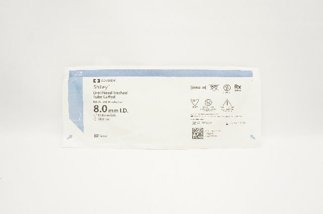 Covidien 86552 Shiley Oral/Nasal Tracheal Tube Cuffed 8.0 ID x 11.0 OD (x)