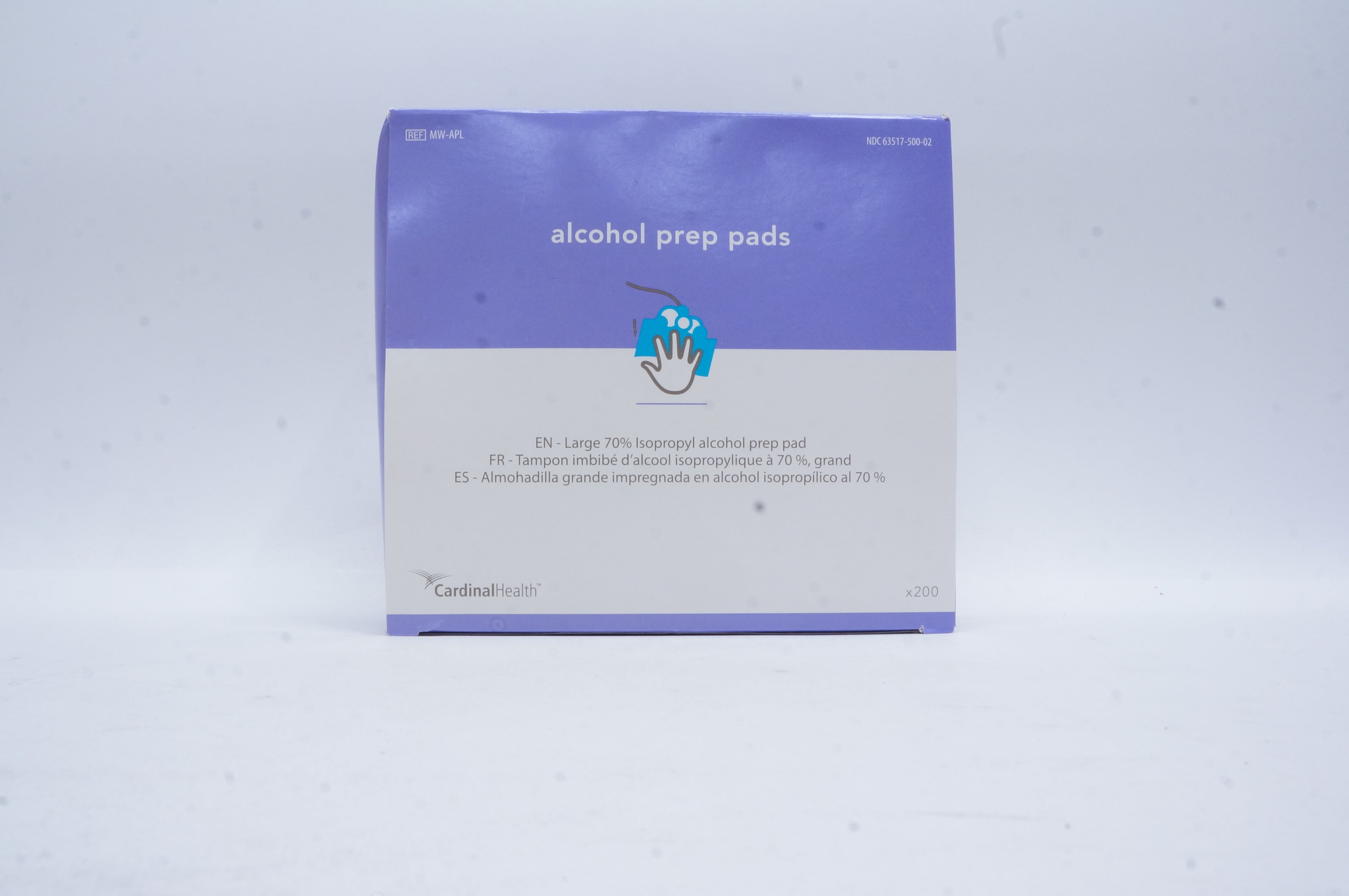 Cardinal Health MW-APL Alcohol Prep Pads (x) - Box of 200
