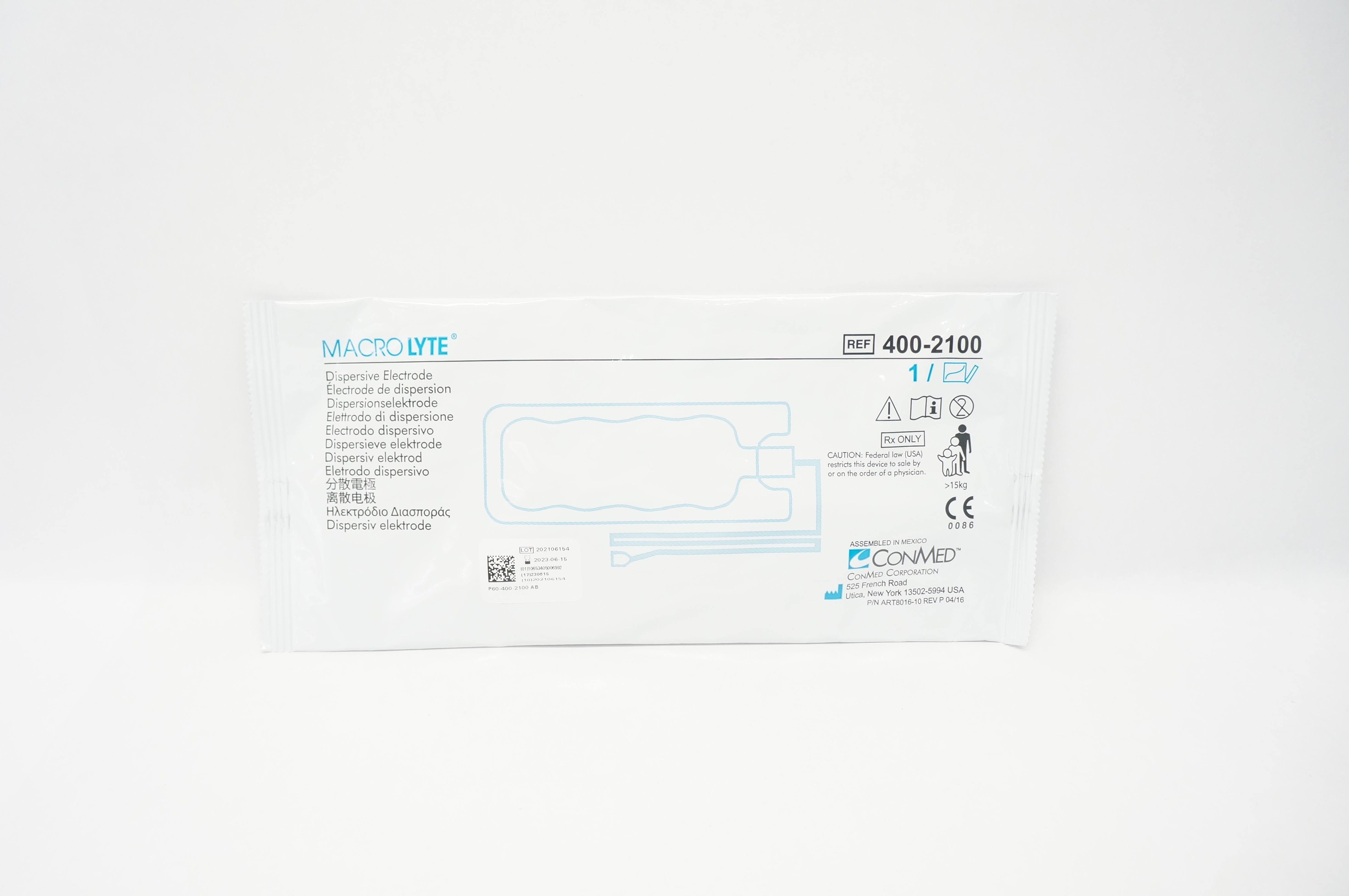 ConMed 400-2100 MacroLyte Dispersive Electrode