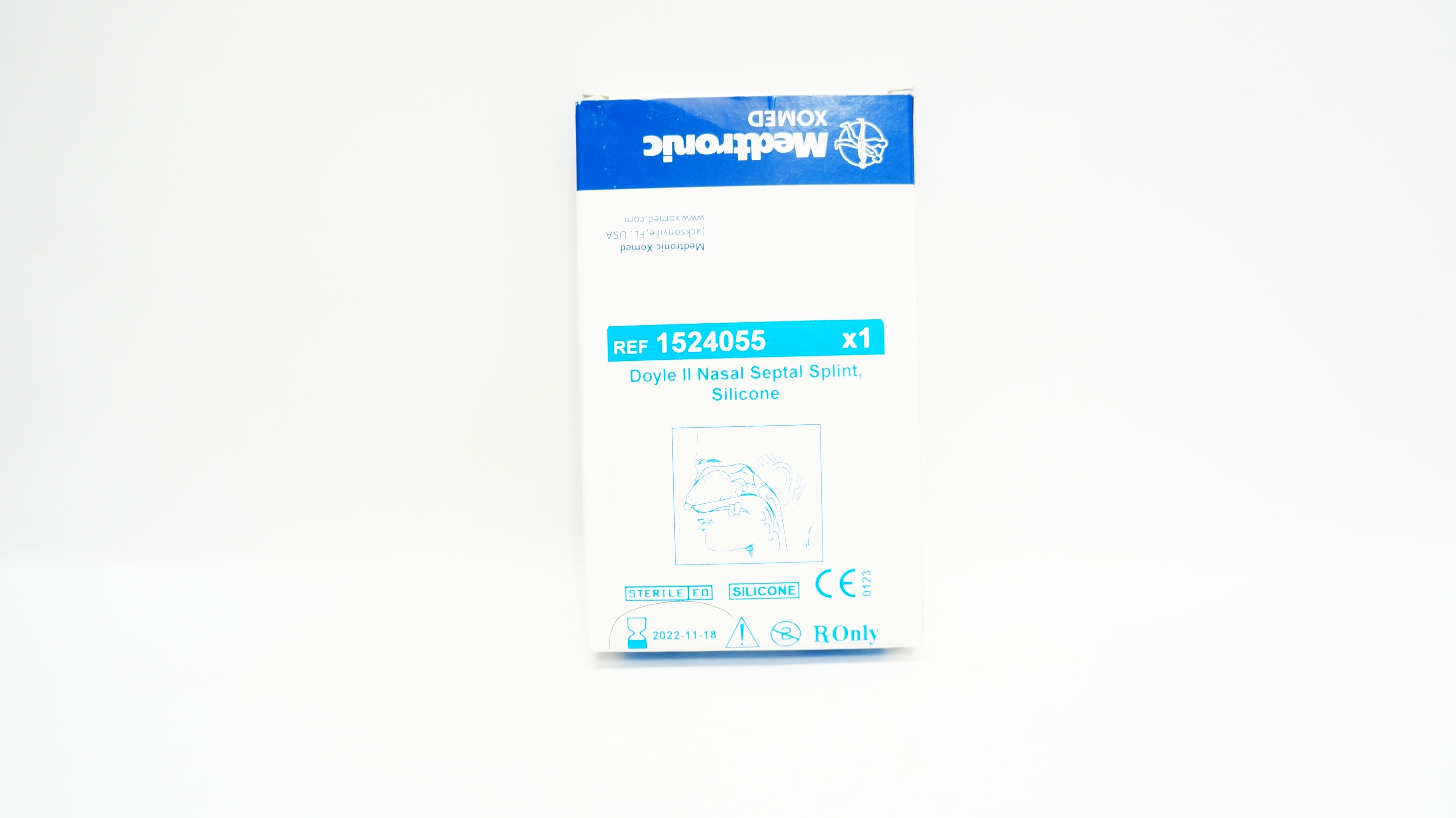 Medtronic 1524055 Doyle II Nasal Septal Splint Silicone (x)