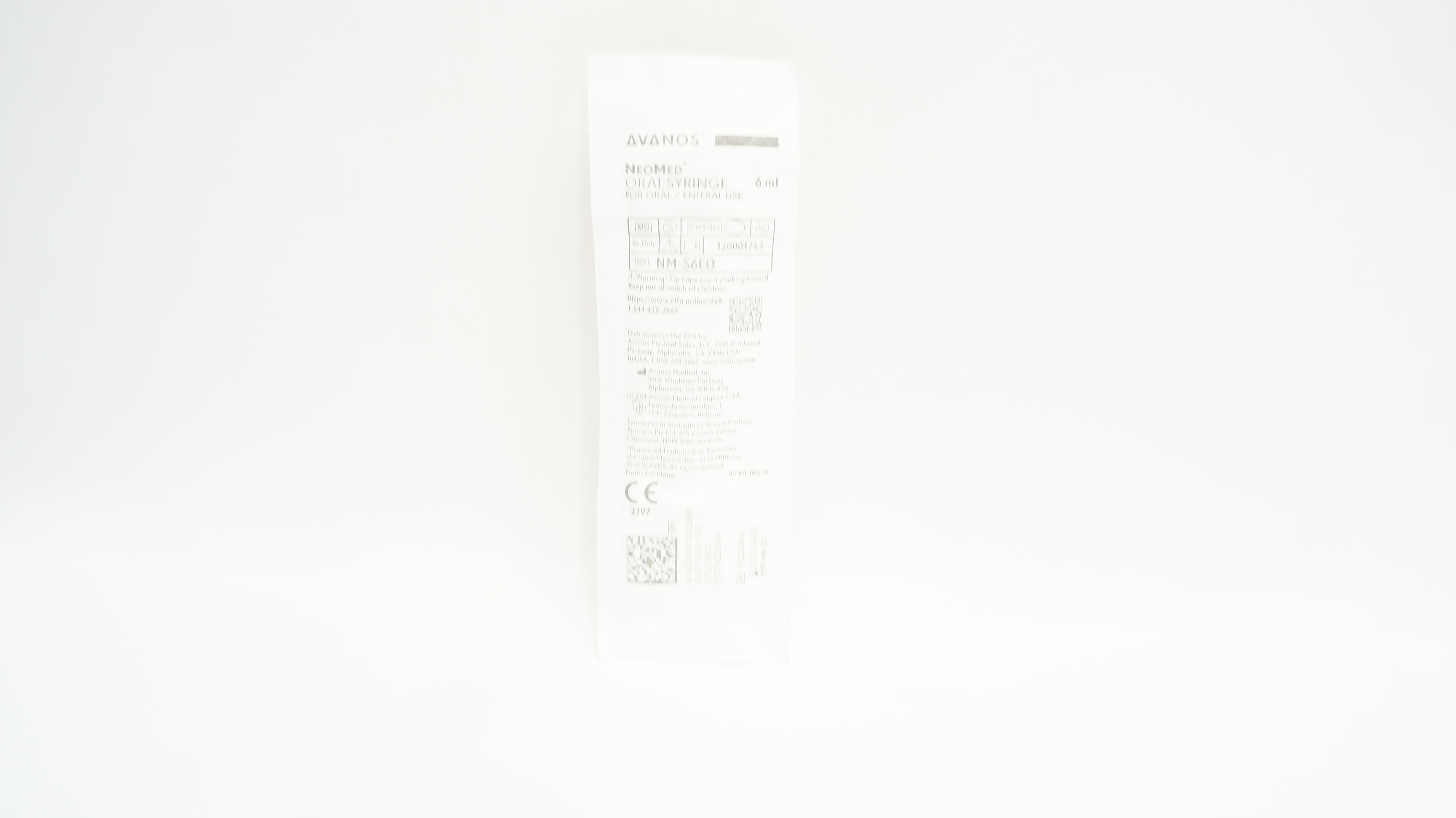 NeoMed NM-S6EO Oral Syringe for Oral/Enteral 6mL