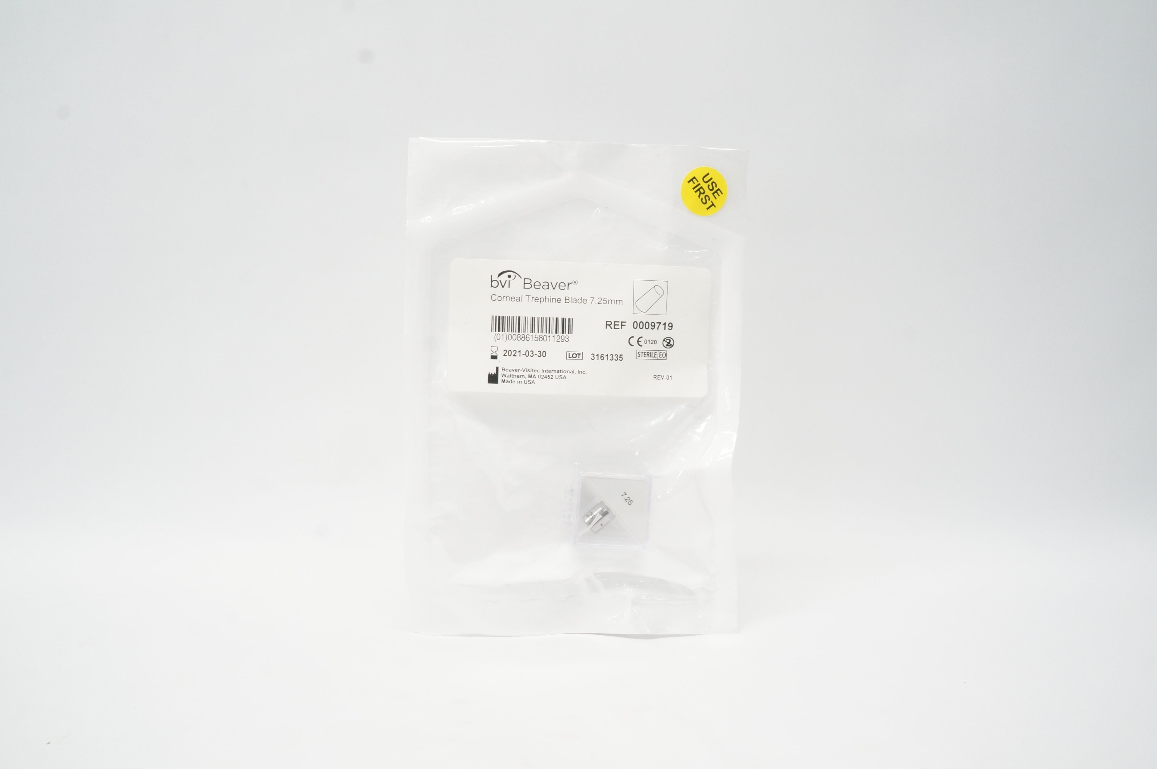 BVI Beaver 0009719 Corneal Trephine Blade 7.25 mm (x)