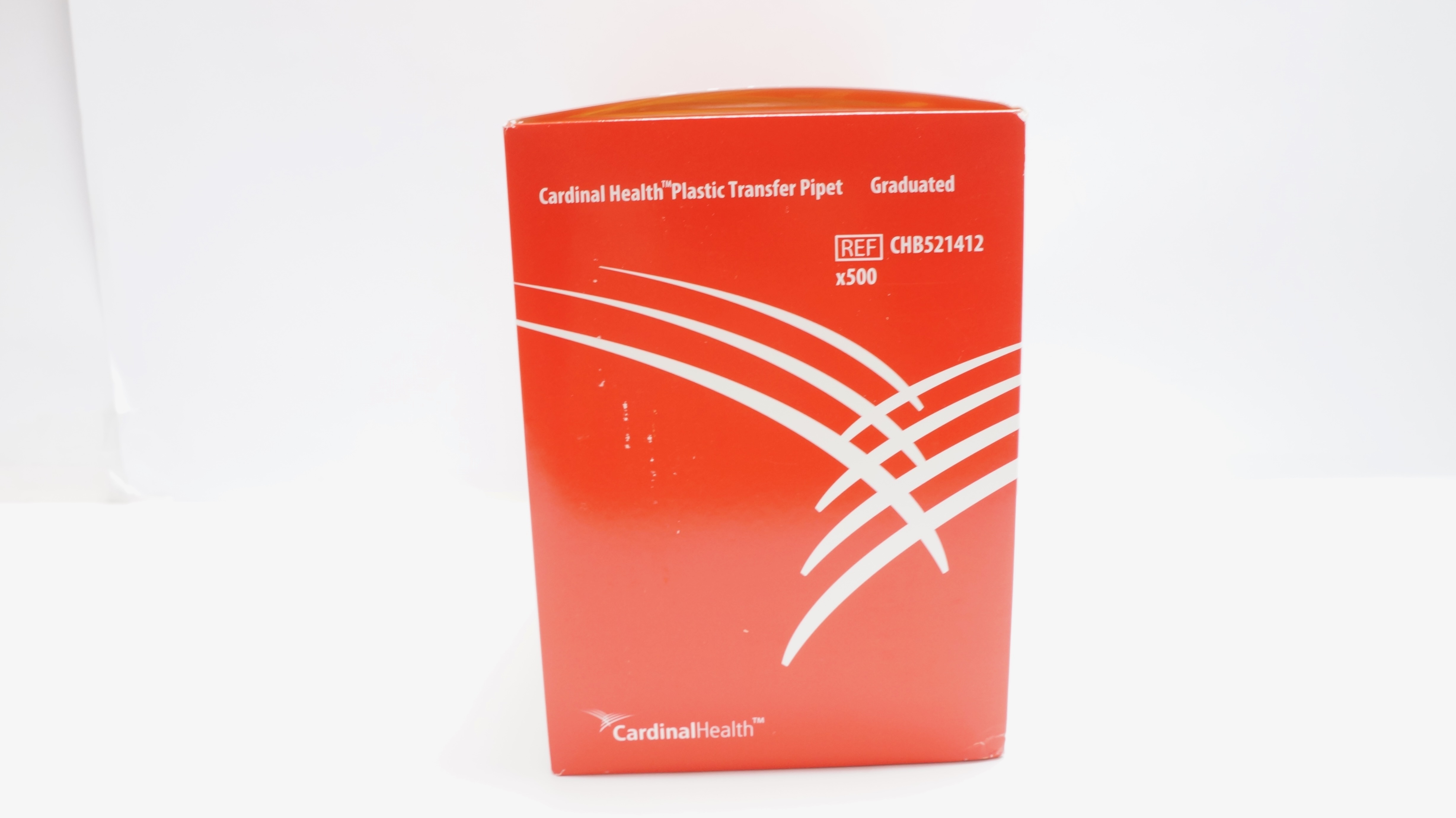Cardinal Health CHB521412 Plastic Transfer Pipet 6.22inch + 0.12inch- Box of 500