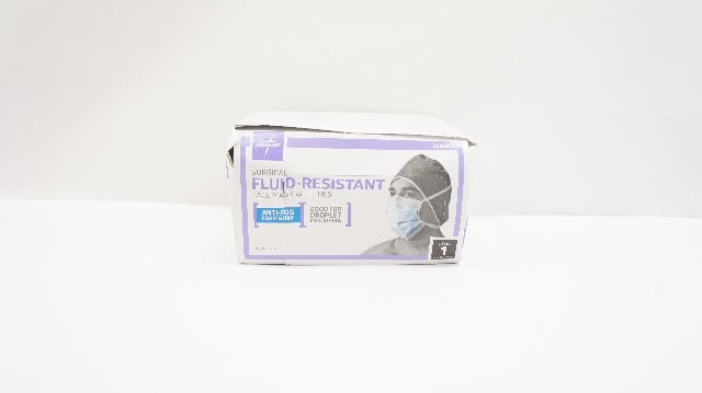 Medline NON27408 Surgical Fluid-Resistant Face Mask w/Ties Level1 - Box of 50