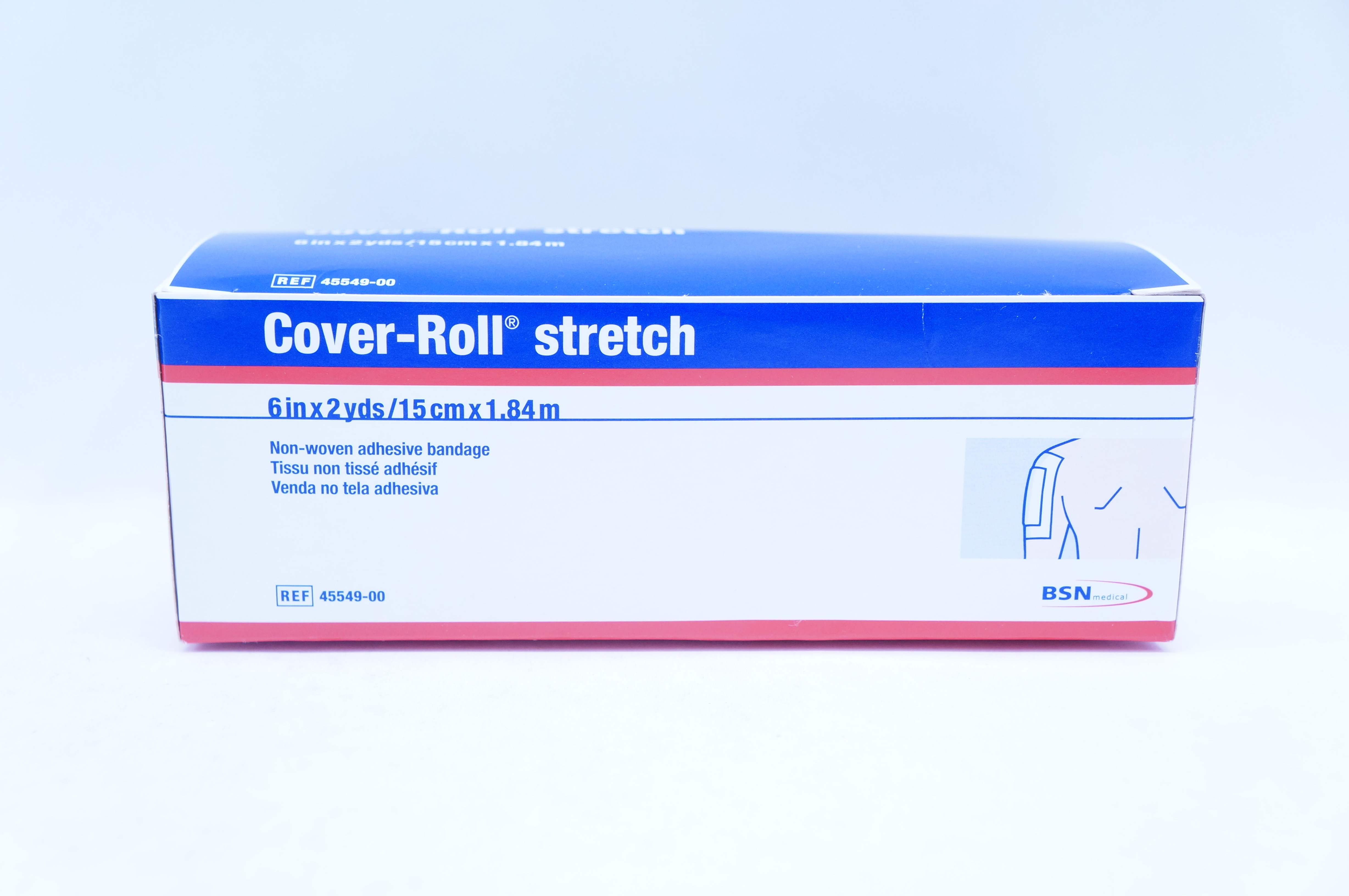 BSN 45549-00 Cover-Roll Stretch Non-Woven Adhesive Bandage 6 inch x 2 yds.