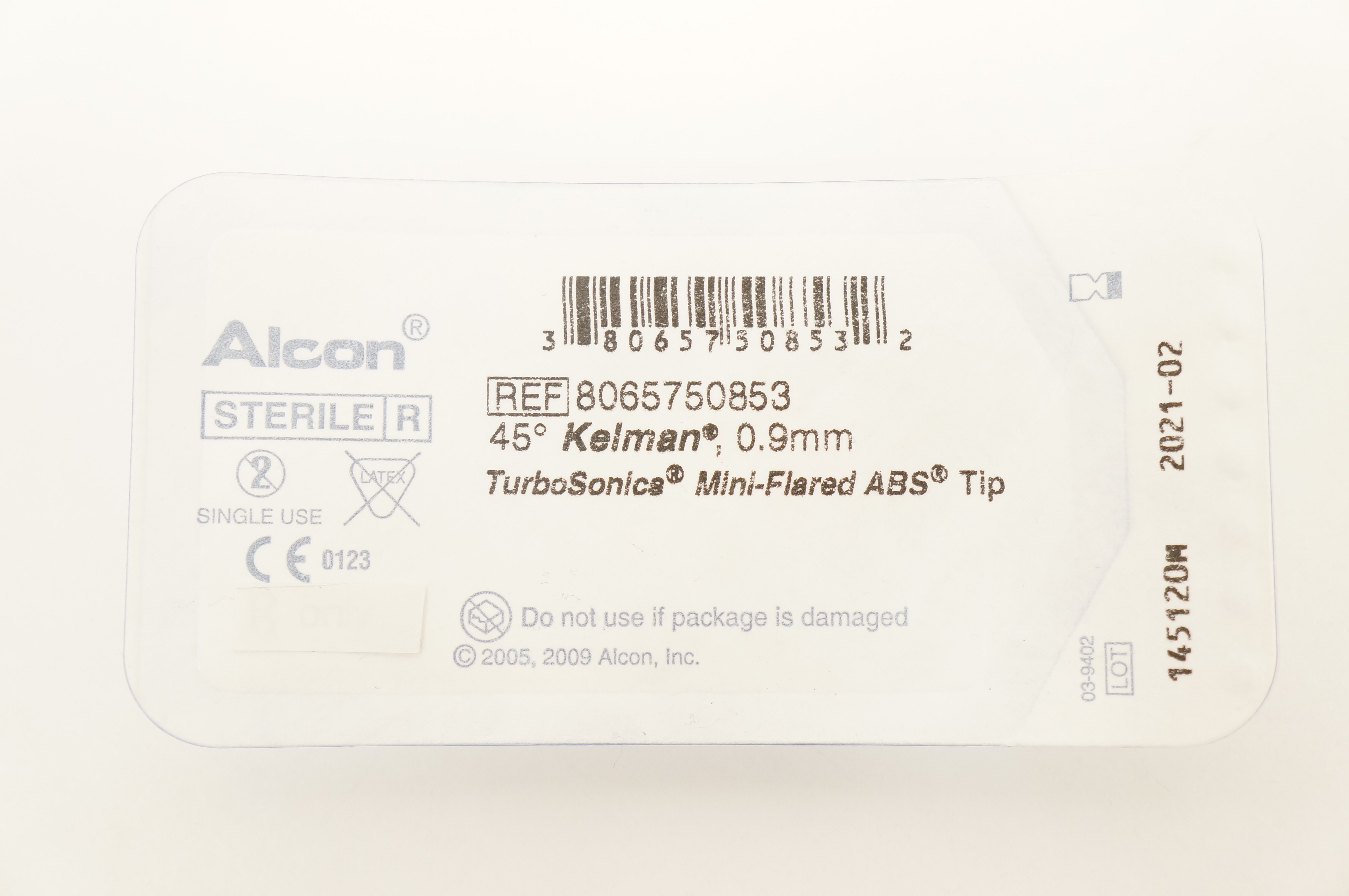 Alcon 8065750853 45 degree Kelman 0.9mm TurboSonics Mini-Flared ABS Tip (x)