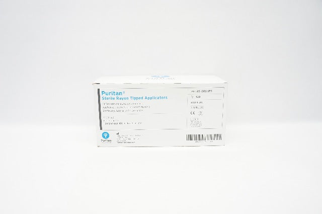 Puritan 25-806-1PR Sterile Rayon Tipped Applicators 6In - Box of 100