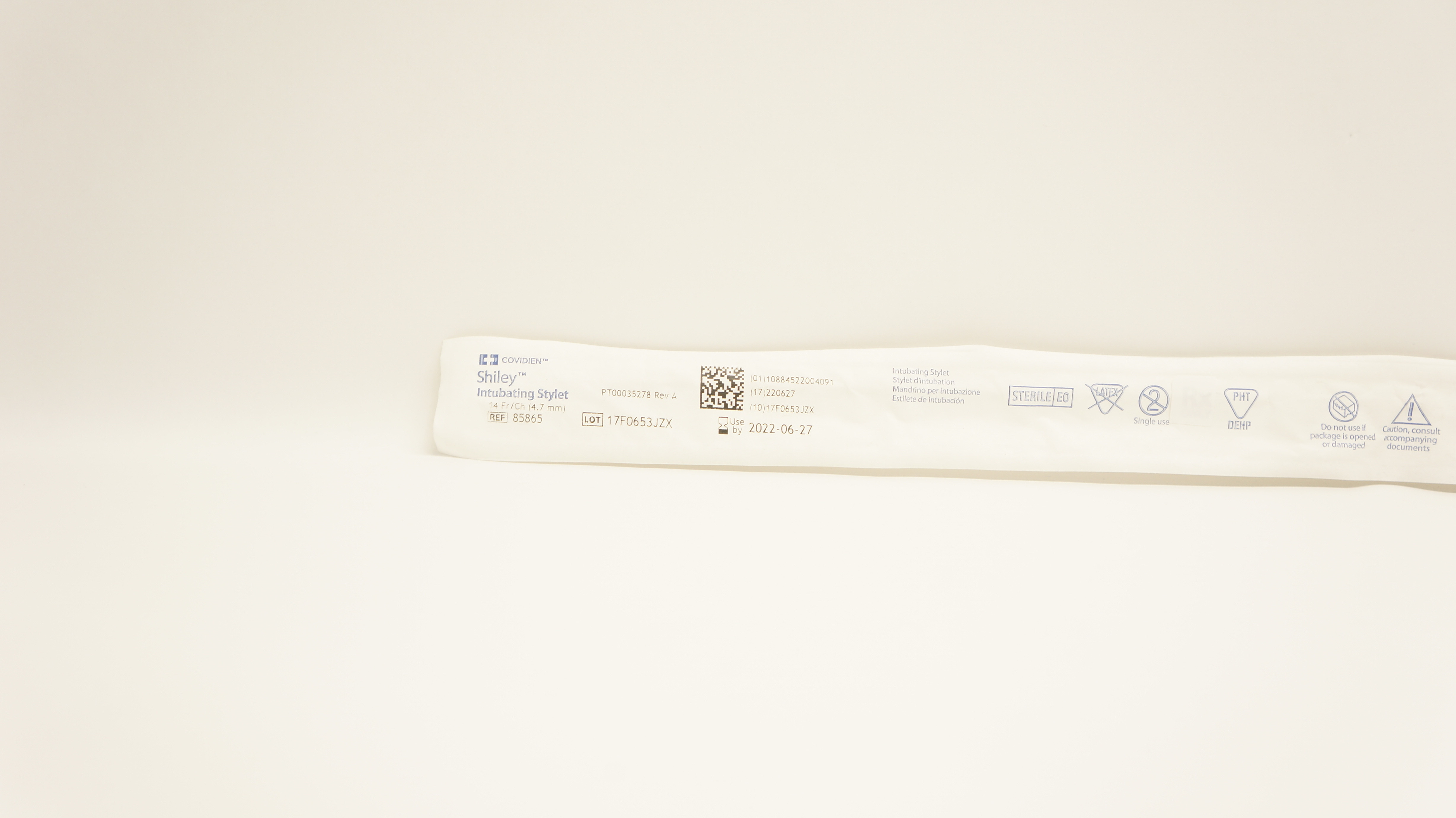 Covidien 85865 Shiley Intubating Stylet 14Fr/Ch