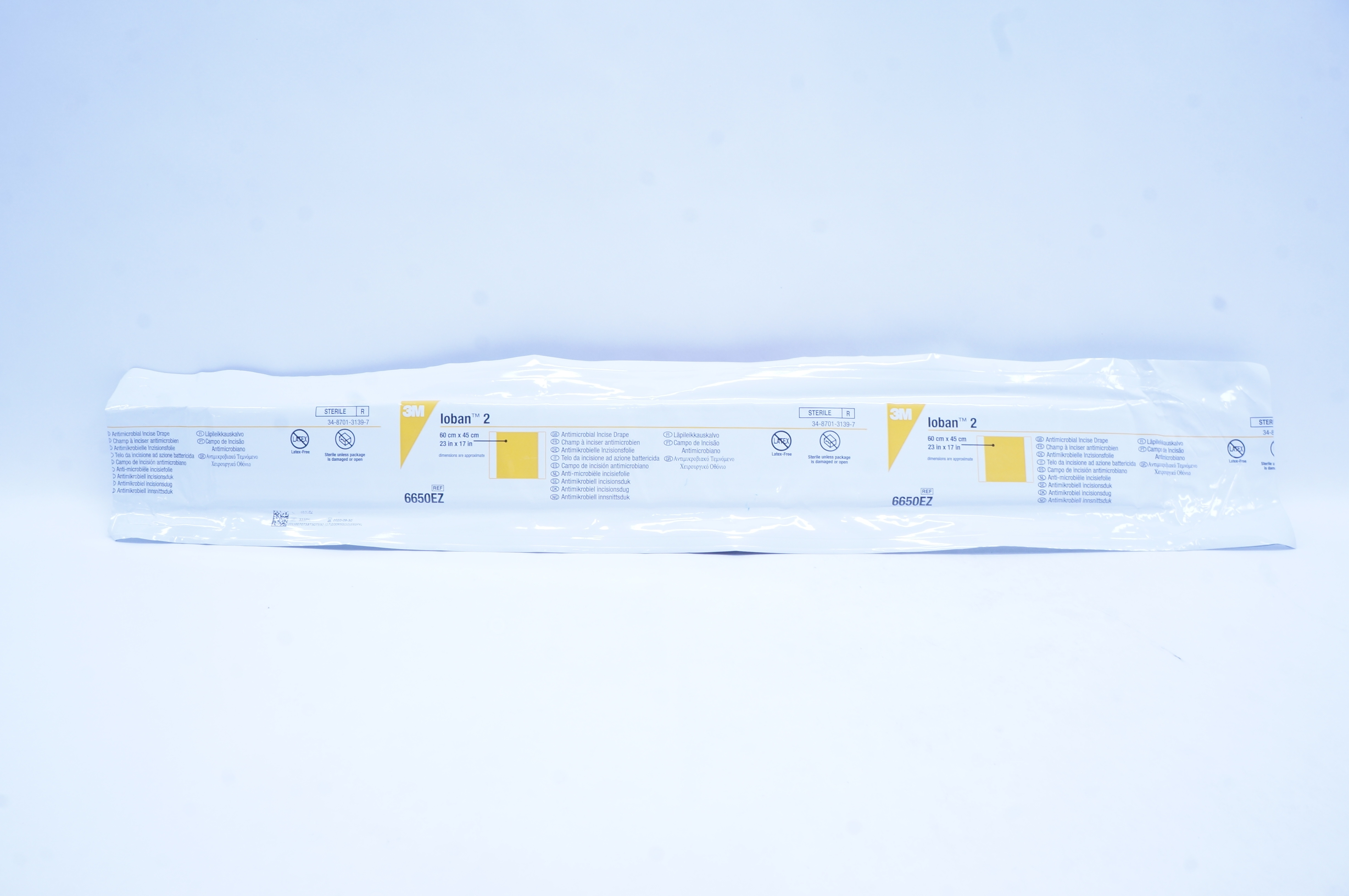 3M 6650EZ Loban 2 Antimicrobial Incise Drape 23inch x 17inch (x)