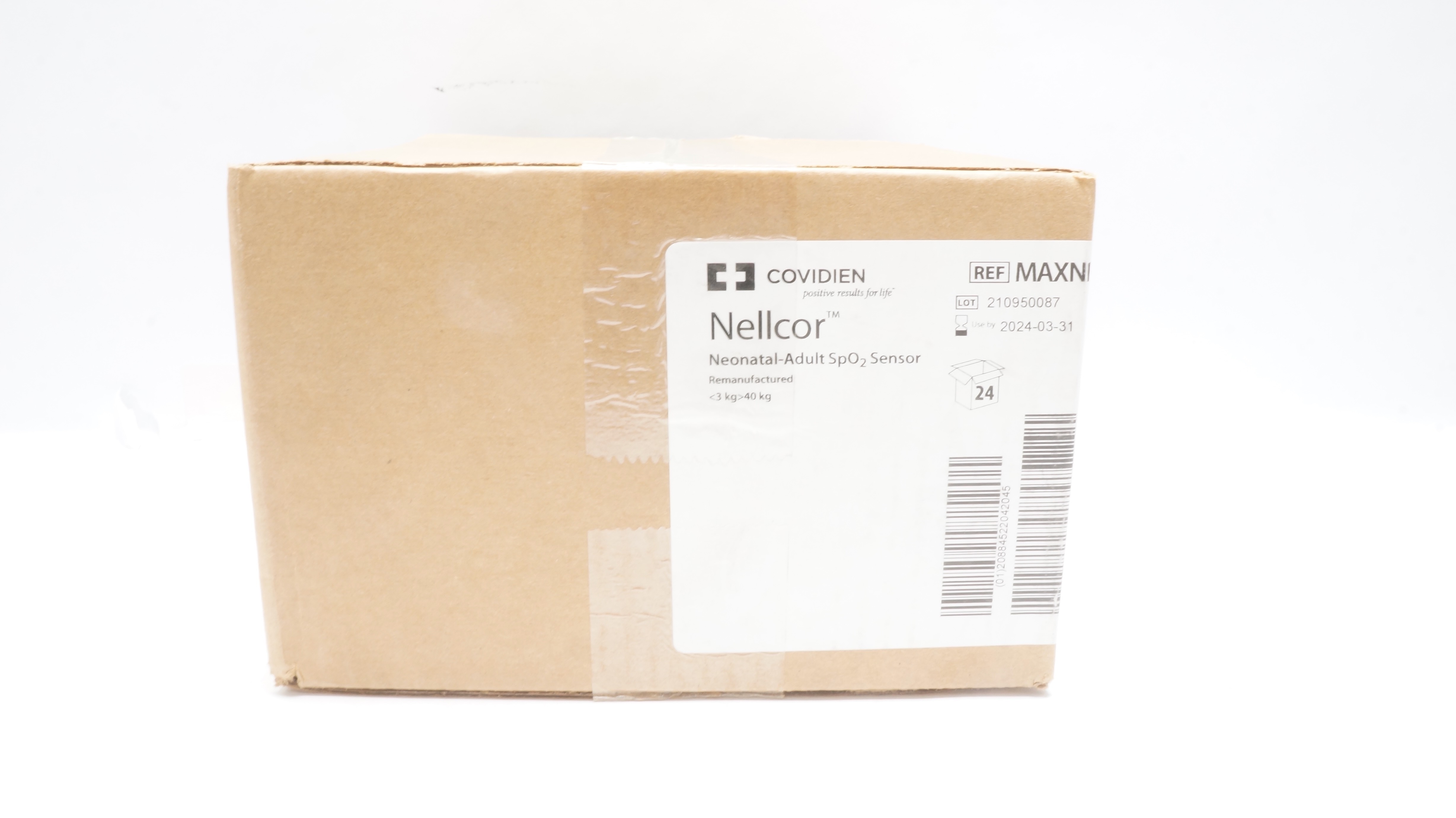 Covidien MAXNR Nellcor Neonatal-Adult SpO₂ Sensor <3kg >40kg (x) - Box of 24