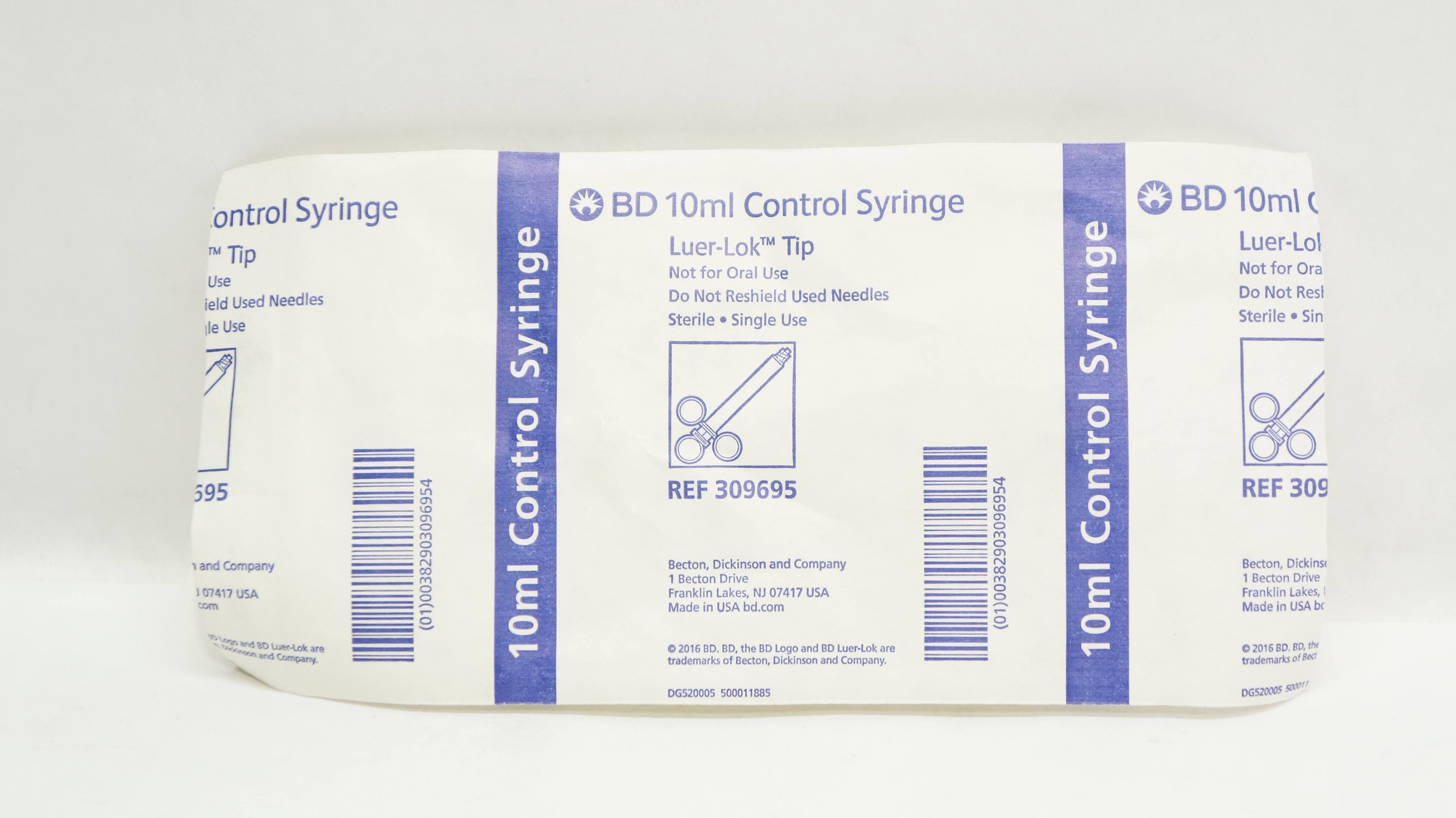 BD 309695 Luer-Lok Tip Control Syringe 10ml (x)