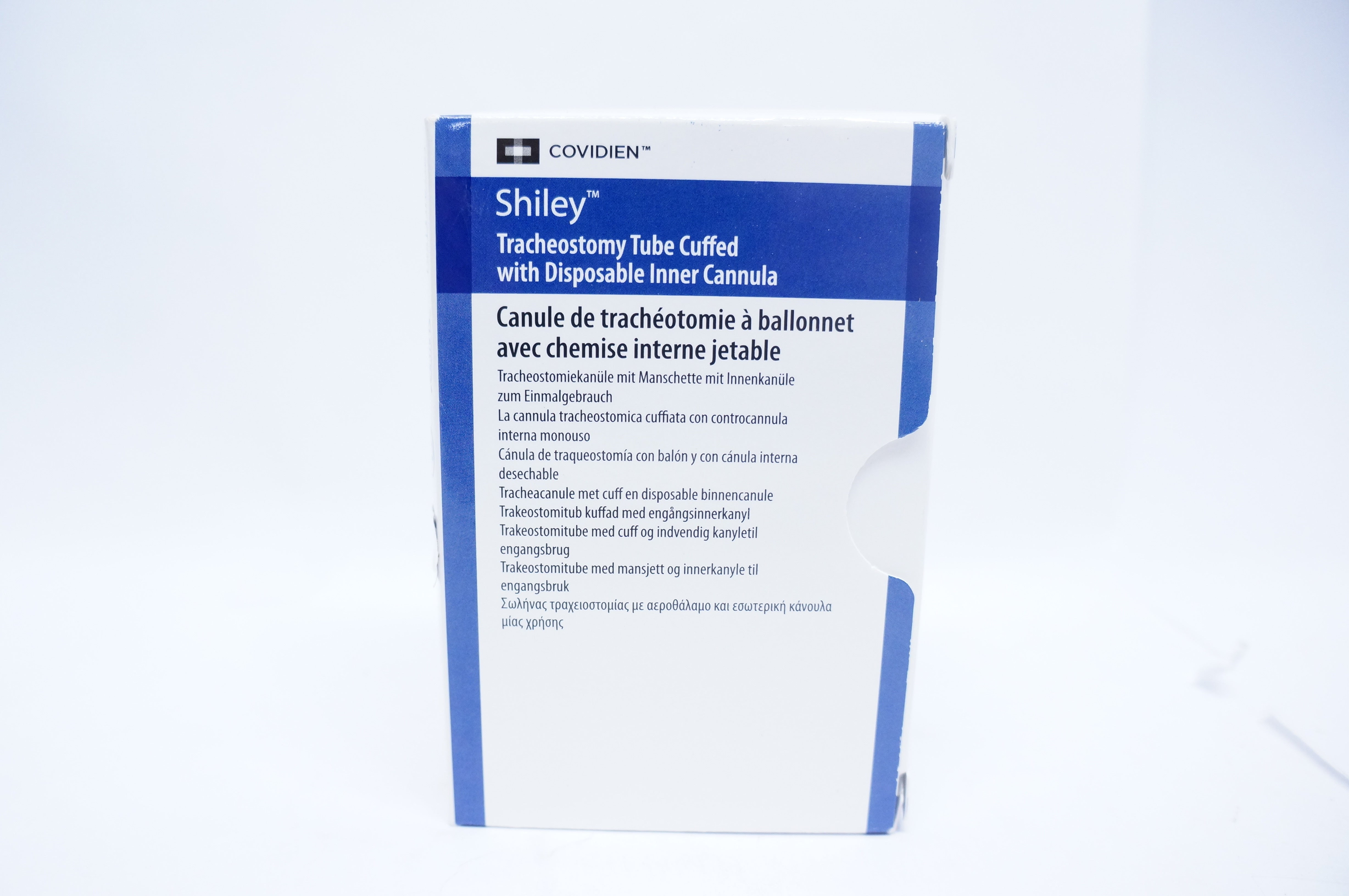 Covidien 8DCT Shiley Tracheostomy Tube Cuffed 7.6mm x 12.2mm x 27mm (x)