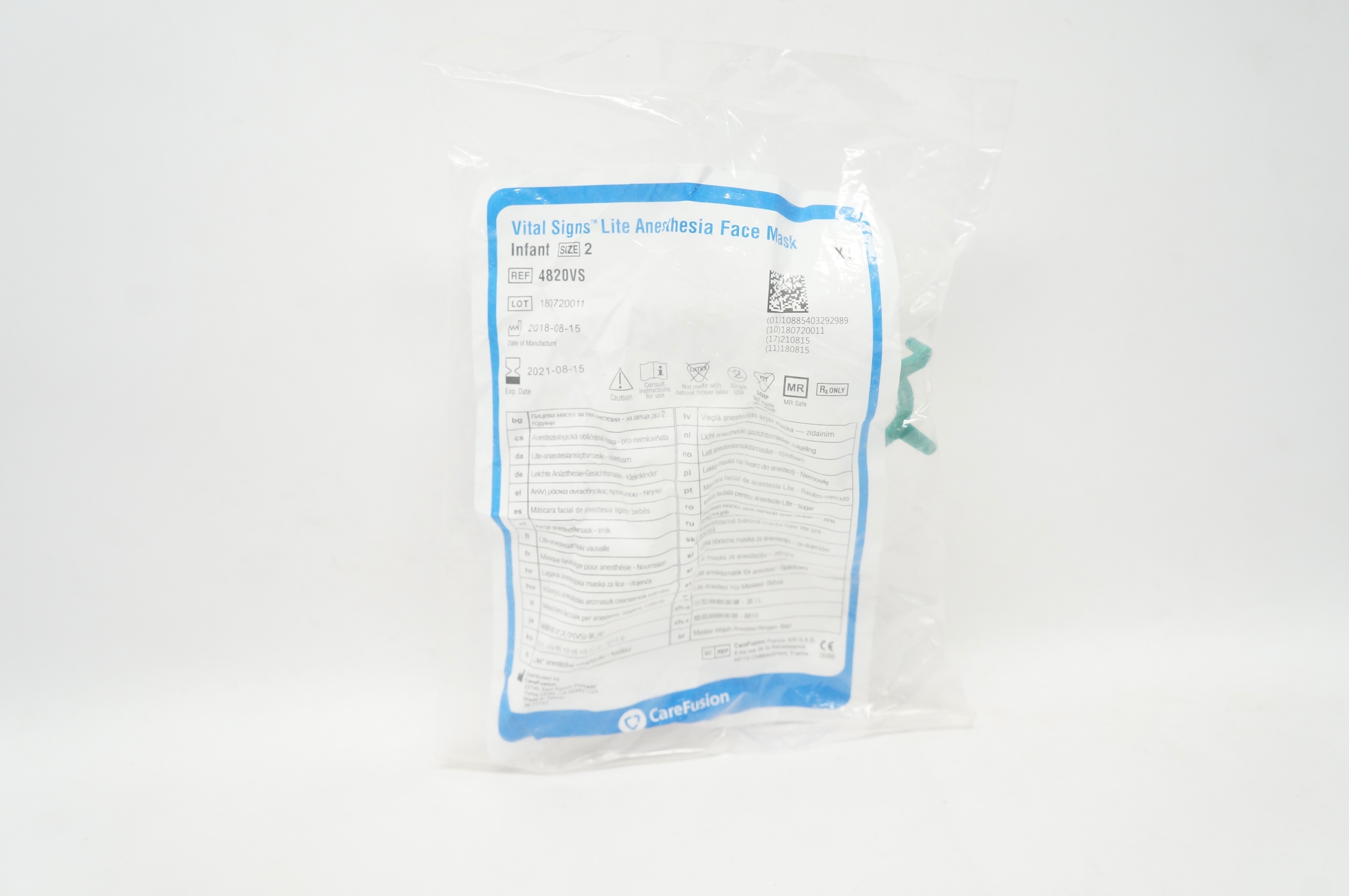 CareFusion 4820VS Vital Signs Lite Anesthesia Face Mask, Size 2 (x)