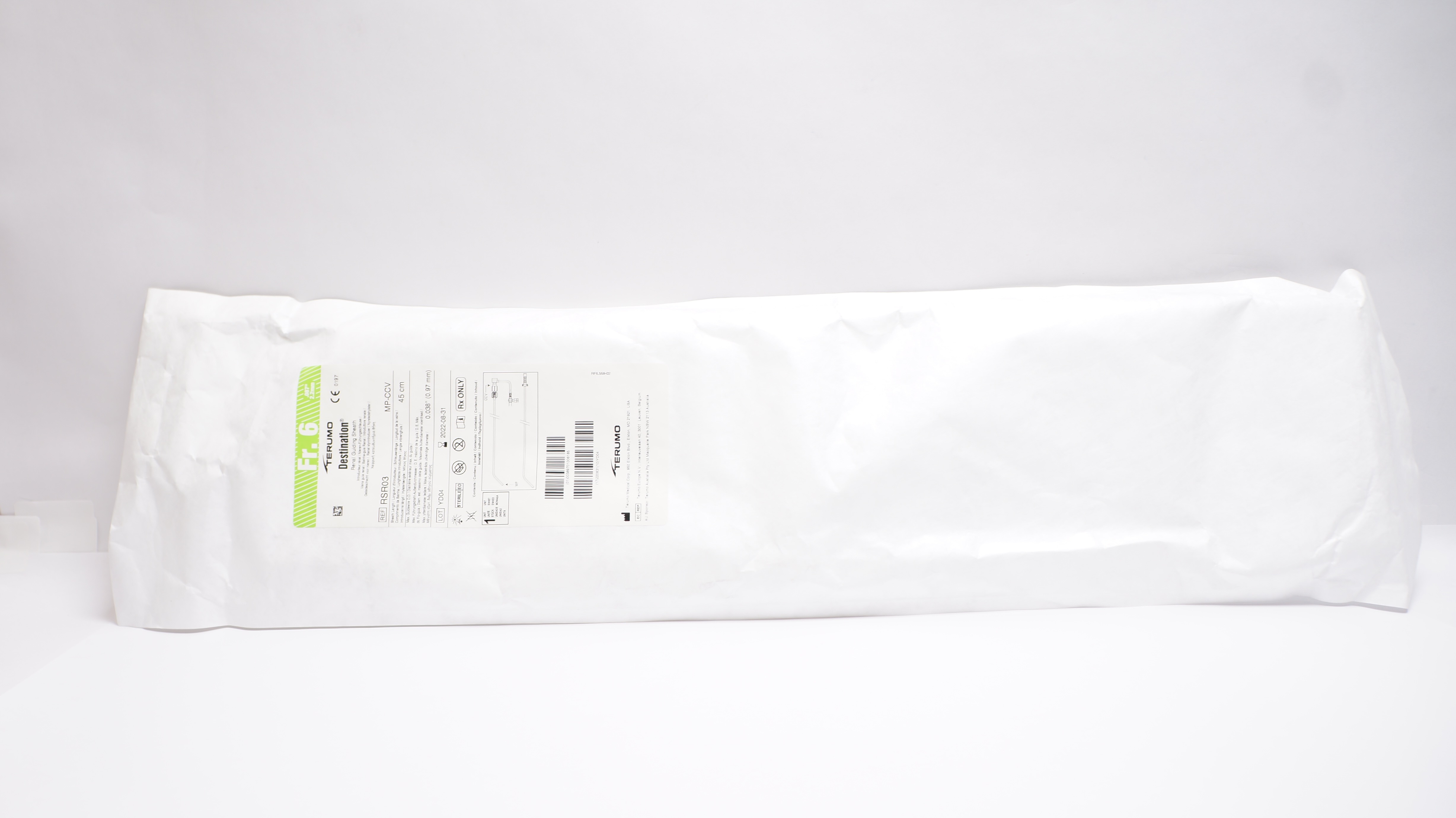 Terumo RSR03 Destination Renal Guiding Sheath 6Fr x 45cm (x)